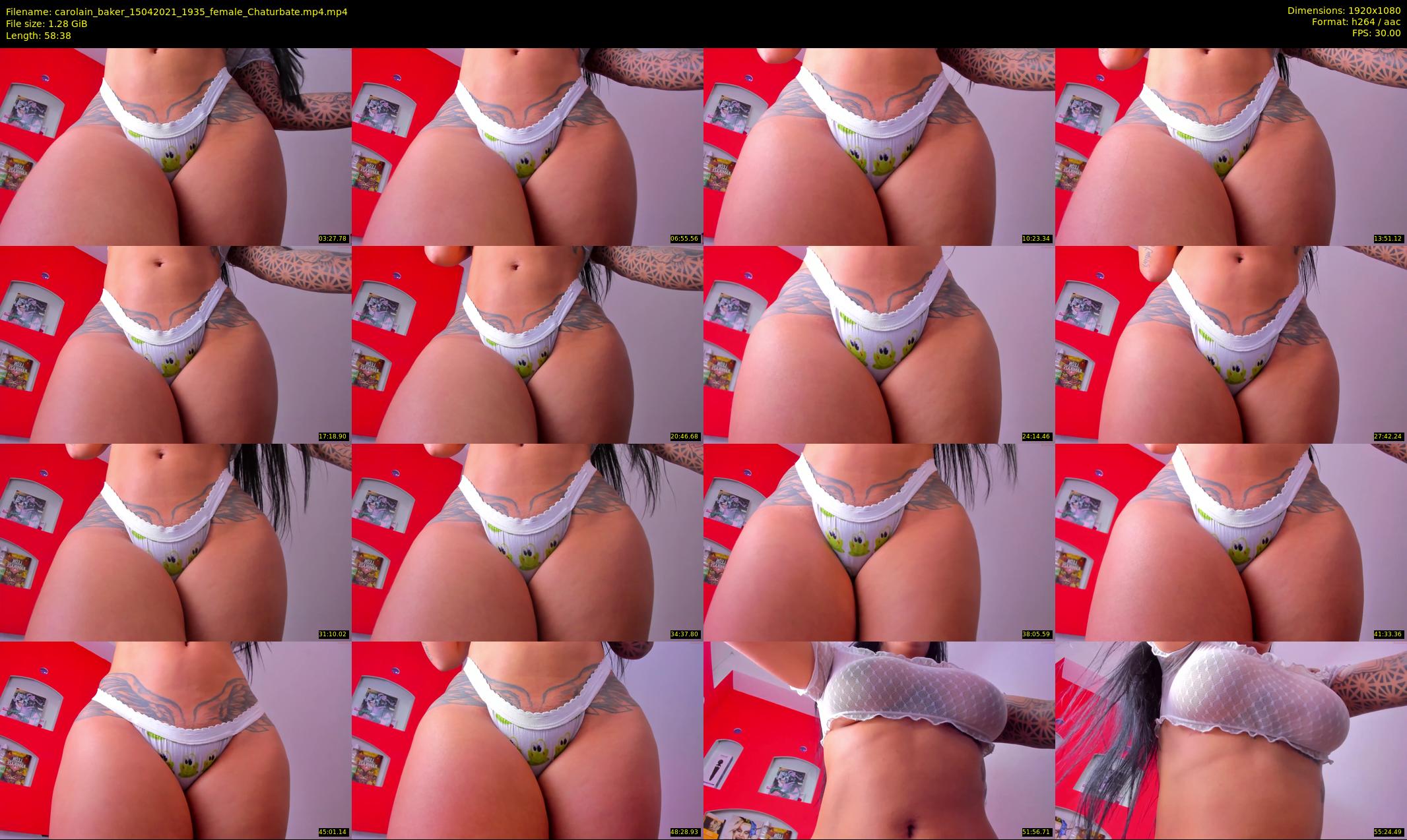 carolain_baker — 59 minute Chaturbate female cam show recording, 1080p, Apr 15, 2021