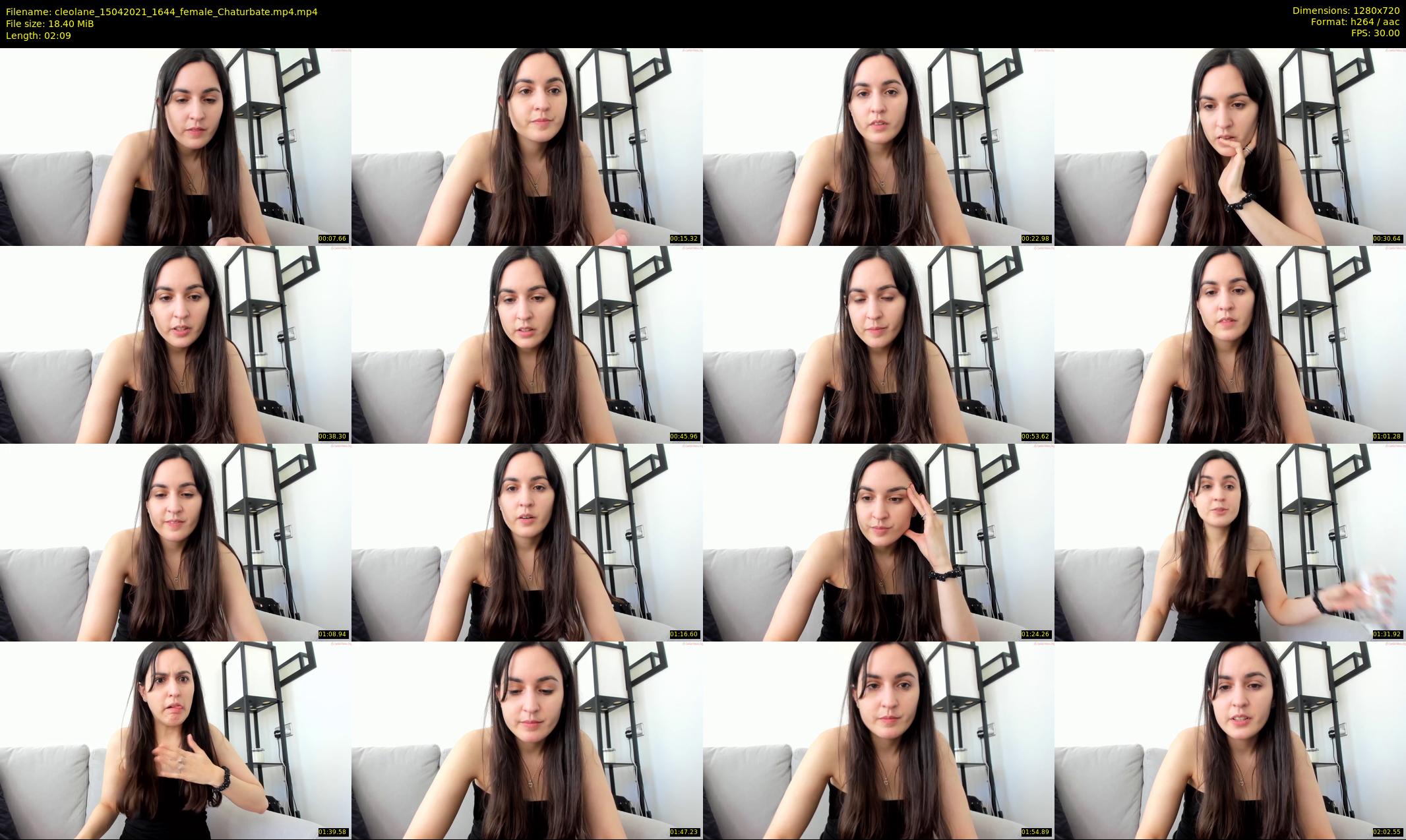 cleolane — 3 minute Chaturbate female cam show recording, 720p, Apr 15, 2021