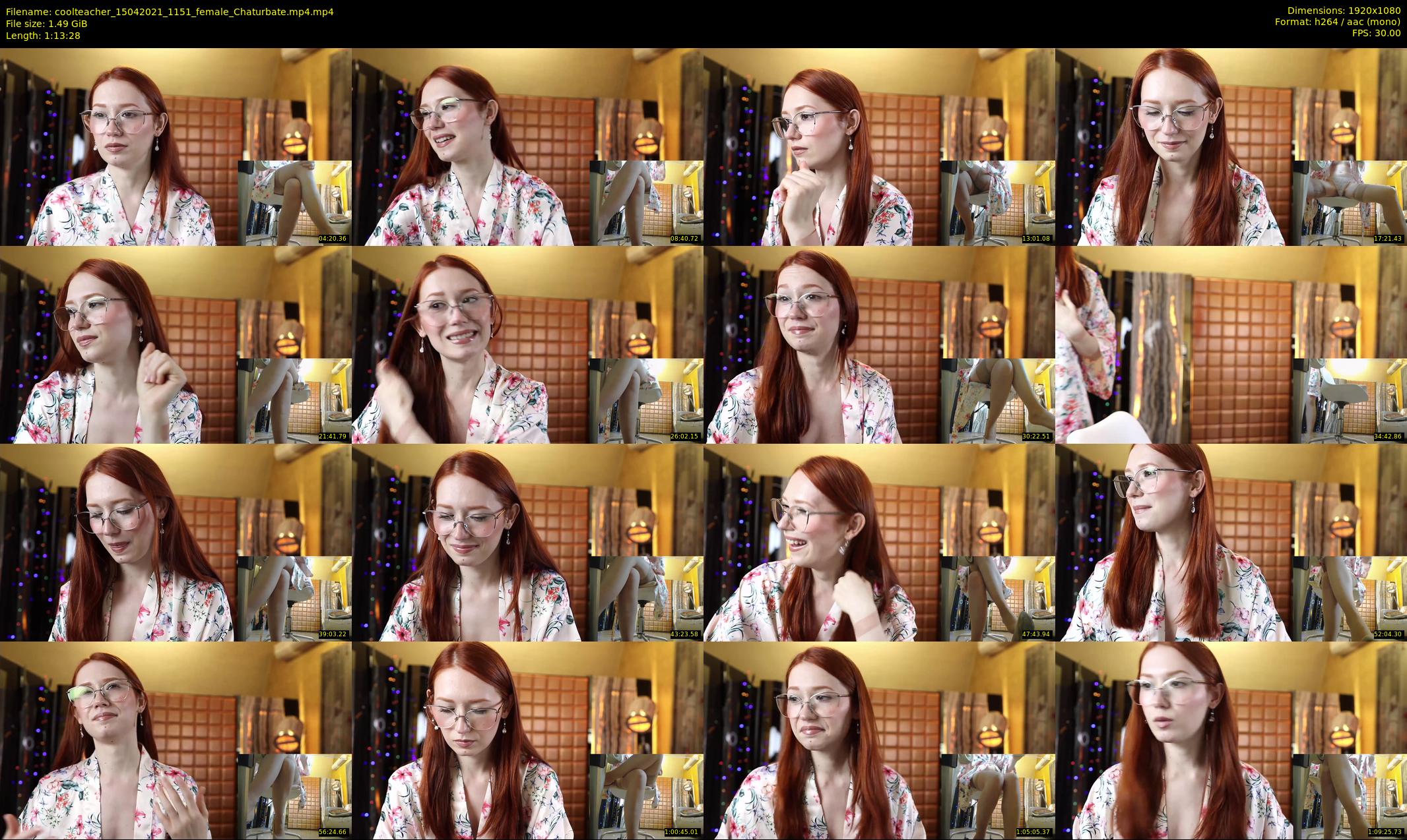 coolteacher — 74 minute Chaturbate female cam show recording, 1080p, Apr 15, 2021