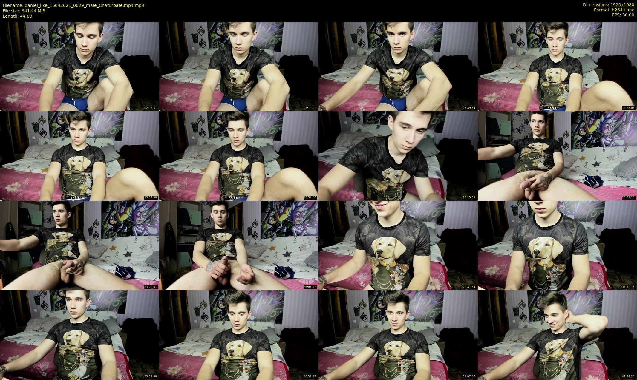 daniel_like — 45 minute Chaturbate male cam show recording, 1080p, Apr 16, 2021