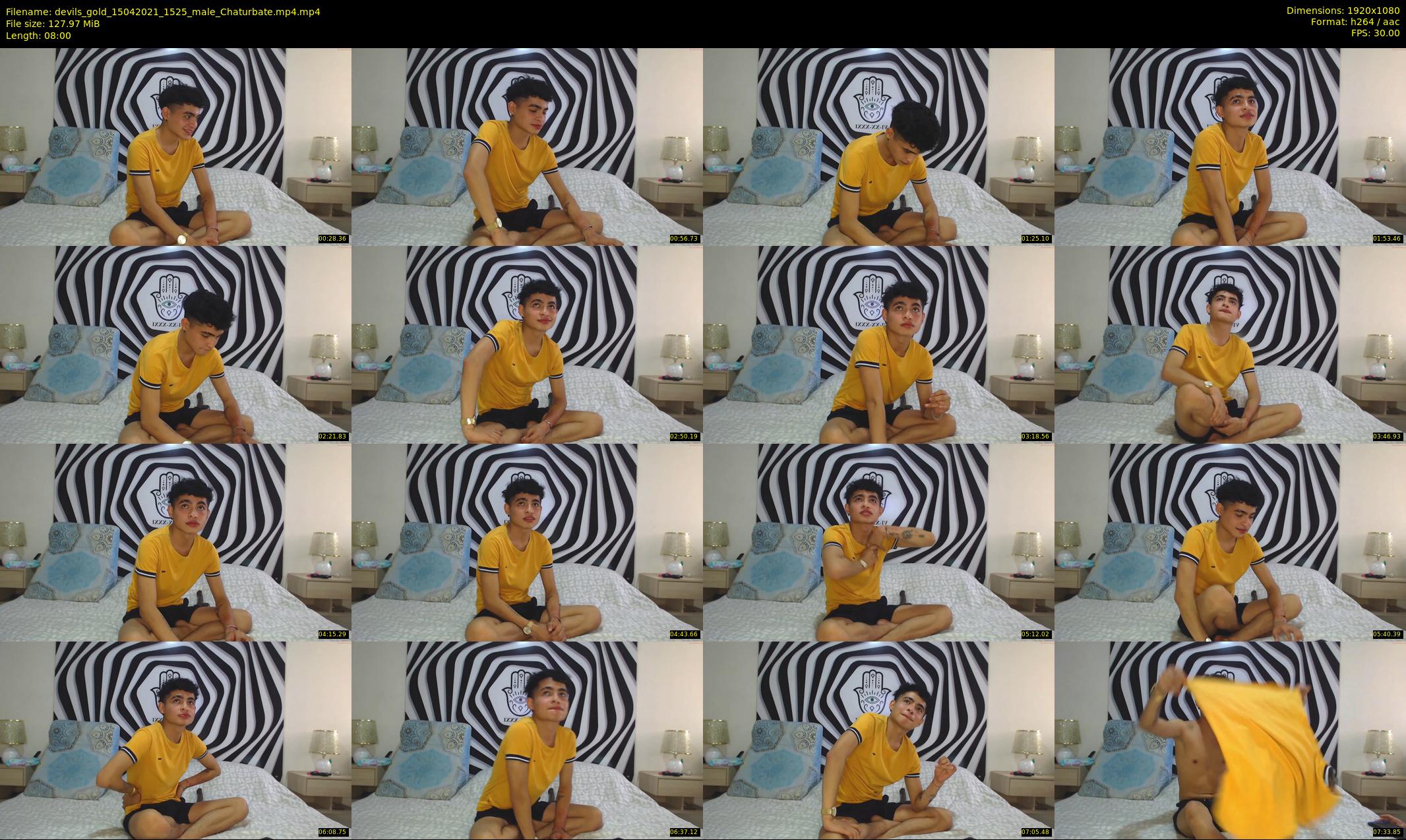 devils_gold — 8 minute Chaturbate male cam show recording, 1080p, Apr 15, 2021