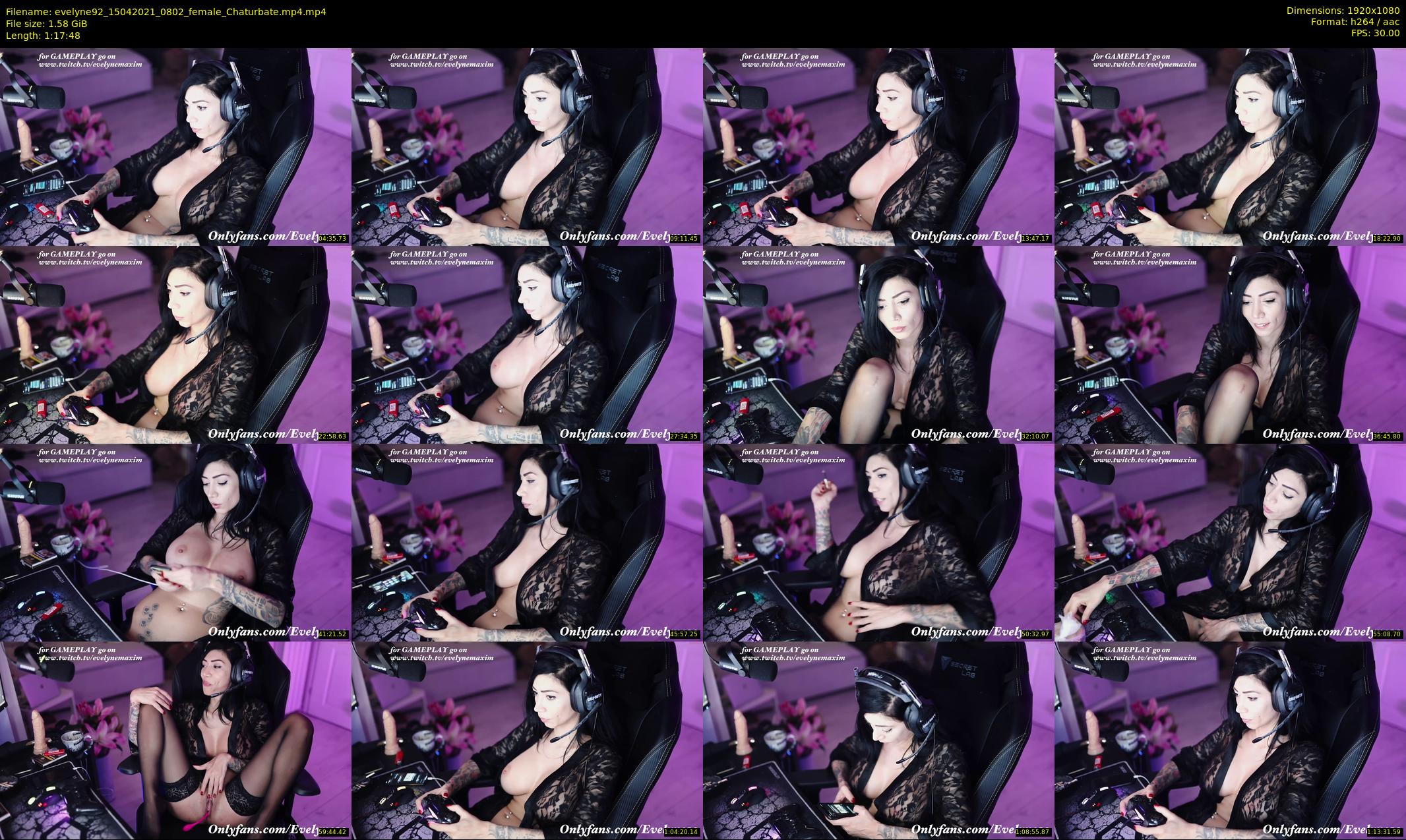 evelyne92 — 78 minute Chaturbate female cam show recording, 1080p, Apr 15, 2021