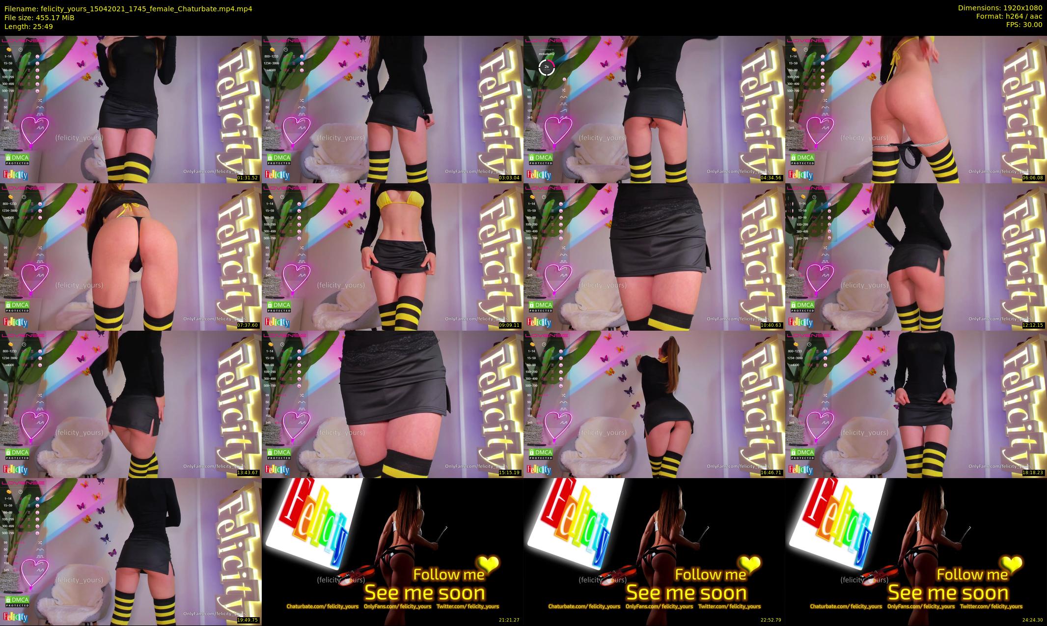 felicity_yours — 26 minute Chaturbate female cam show recording, 1080p, Apr 15, 2021