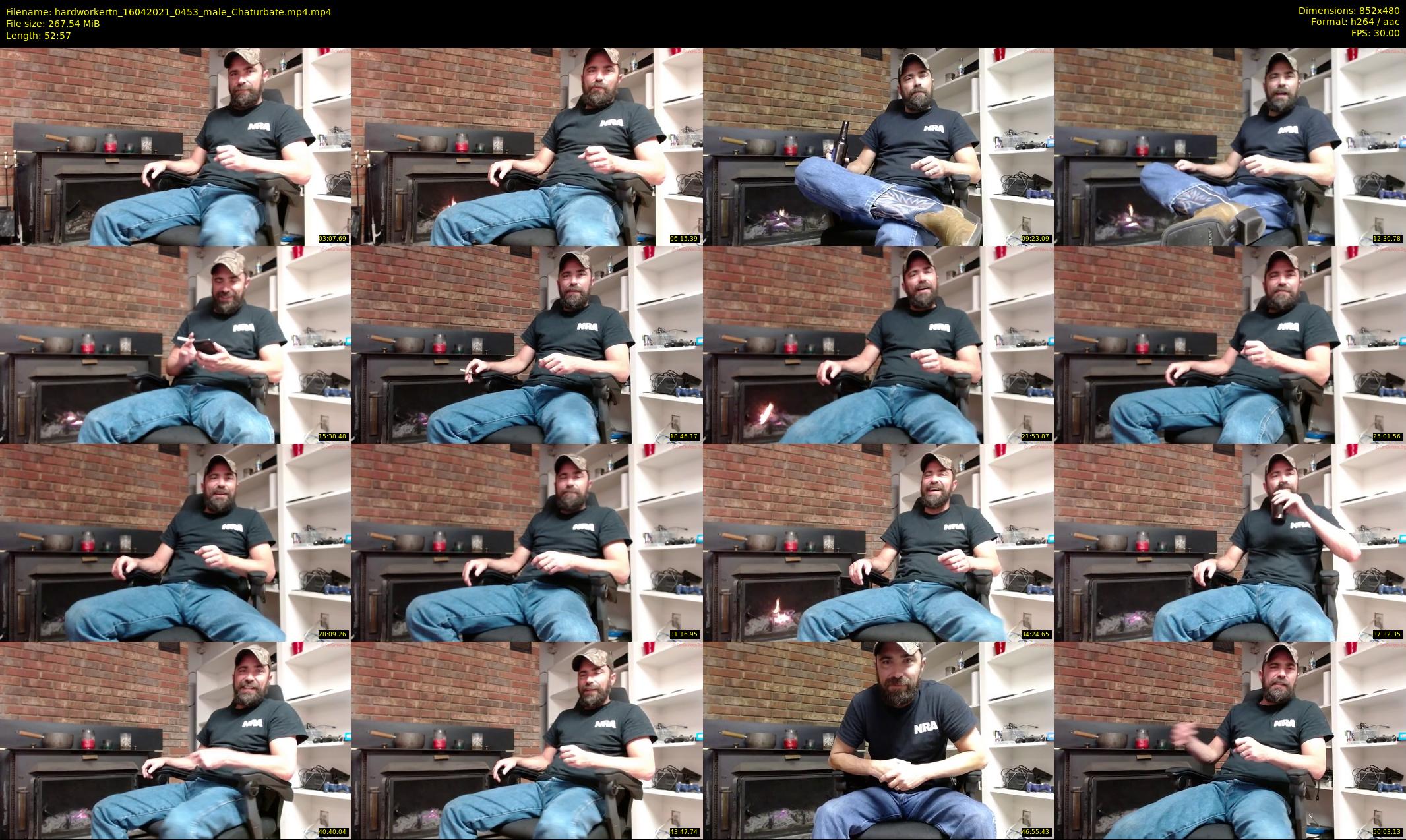 hardworkertn — 53 minute Chaturbate male cam show recording, 480p, Apr 16, 2021