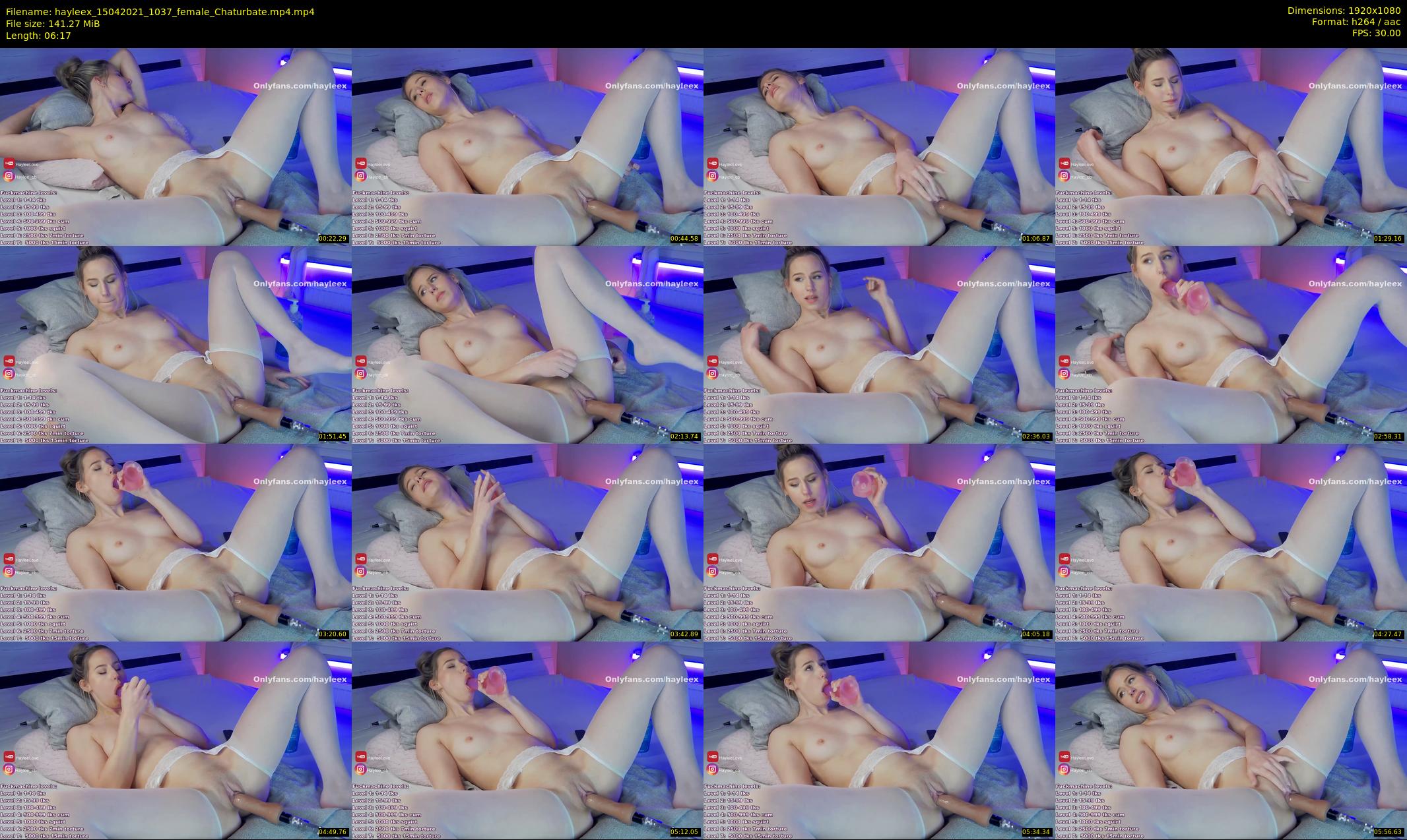 hayleex — 7 minute Chaturbate female cam show recording, 1080p, Apr 15, 2021