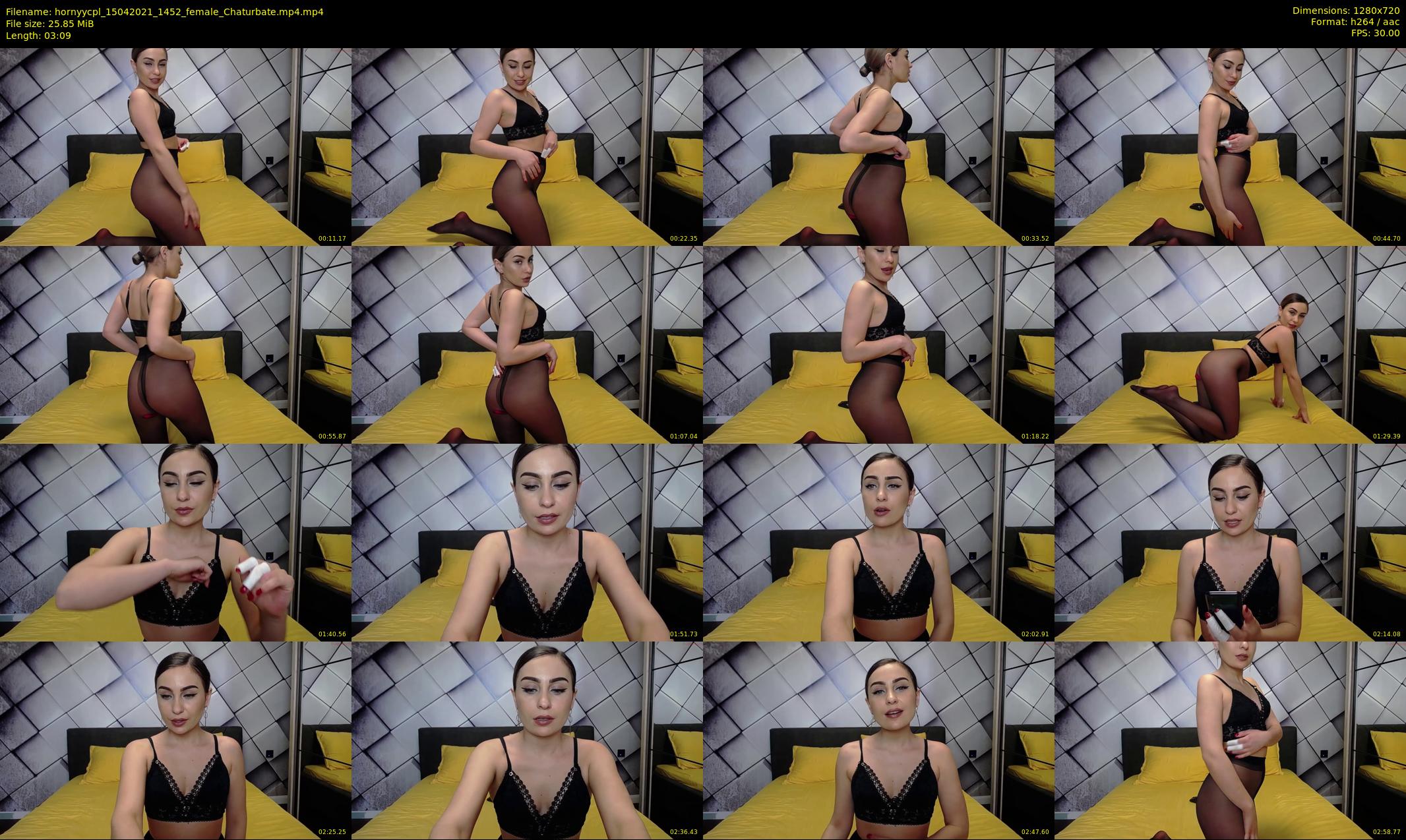 hornyycpl — 4 minute Chaturbate couple cam show recording, 720p, Apr 15, 2021