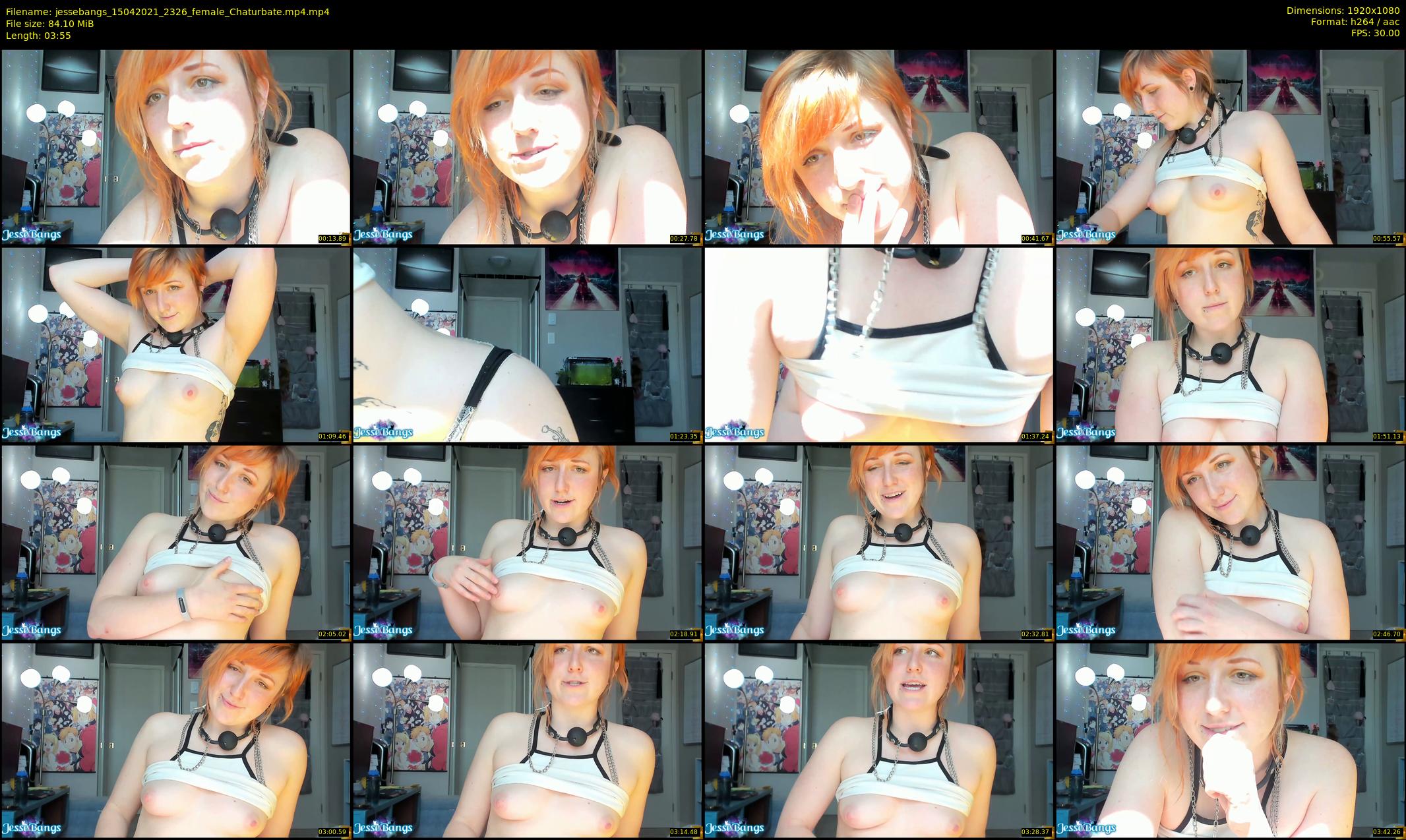 jessebangs — 4 minute Chaturbate female cam show recording, 1080p, Apr 15, 2021