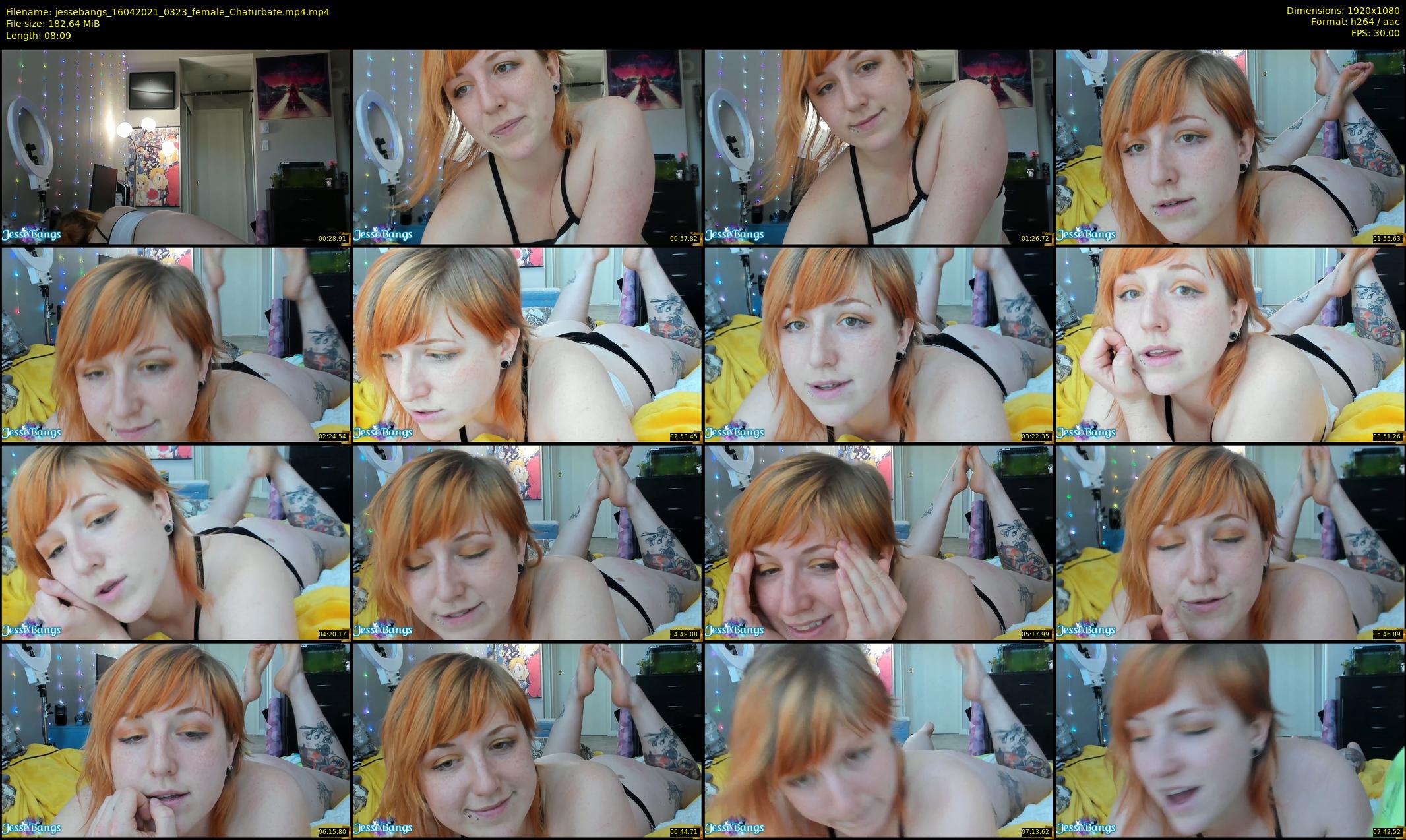 jessebangs — 9 minute Chaturbate female cam show recording, 1080p, Apr 16, 2021