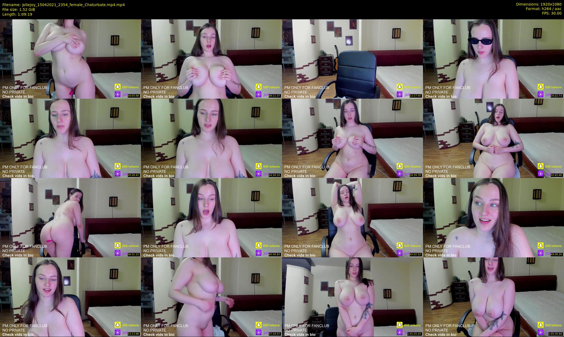 joliejoy — 70 minute Chaturbate female cam show recording, 1080p, Apr 15, 2021