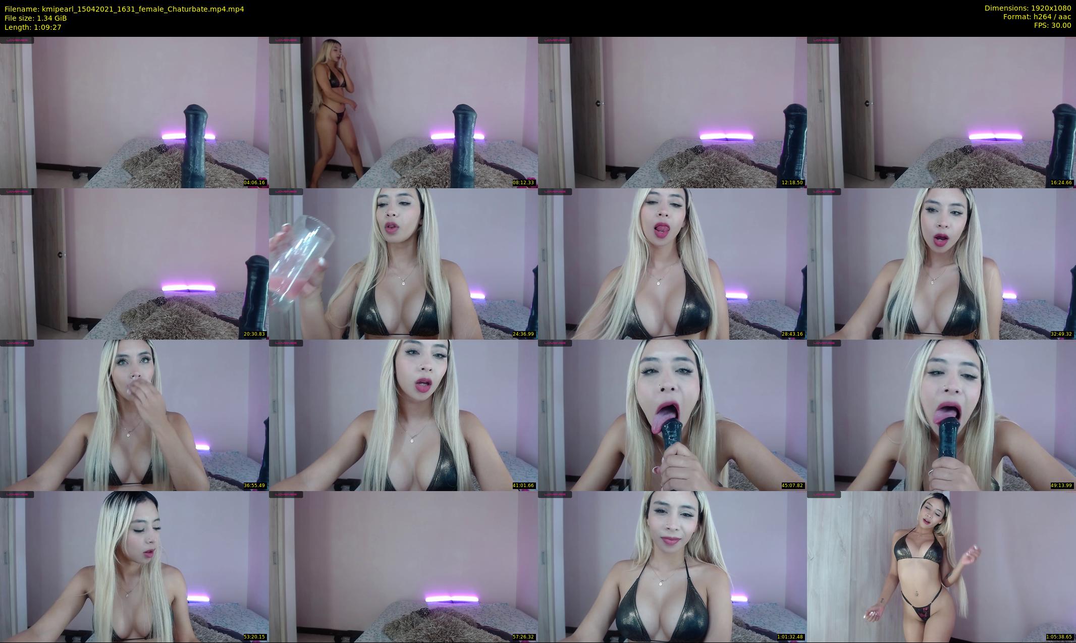 kmipearl — 70 minute Chaturbate female cam show recording, 1080p, Apr 15, 2021