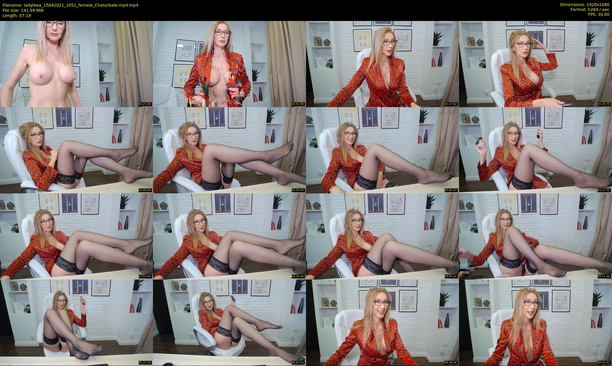 ladyleea — 8 minute Chaturbate female cam show recording, 1080p, Apr 15, 2021