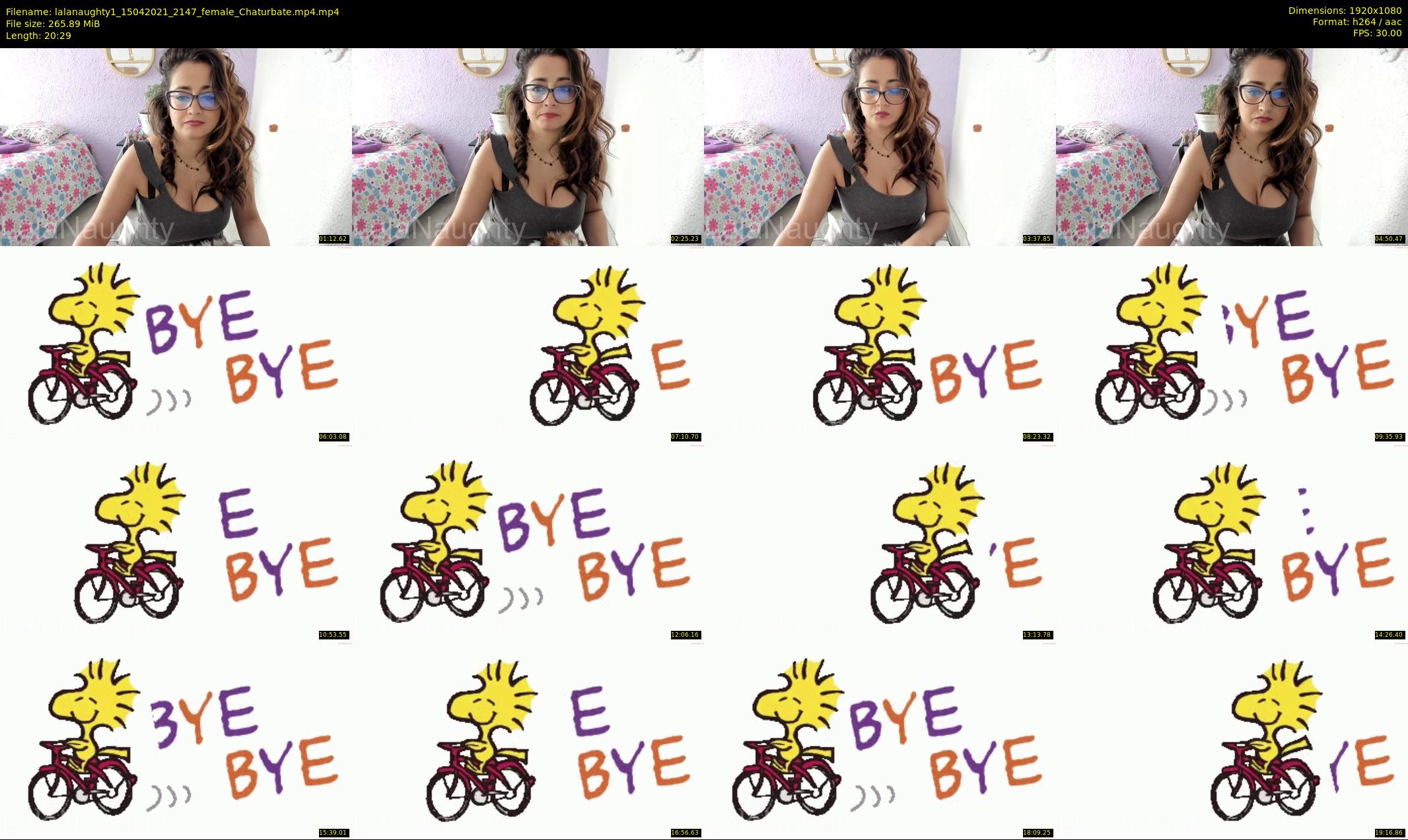 lalanaughty1 — 21 minute Chaturbate female cam show recording, 1080p, Apr 15, 2021