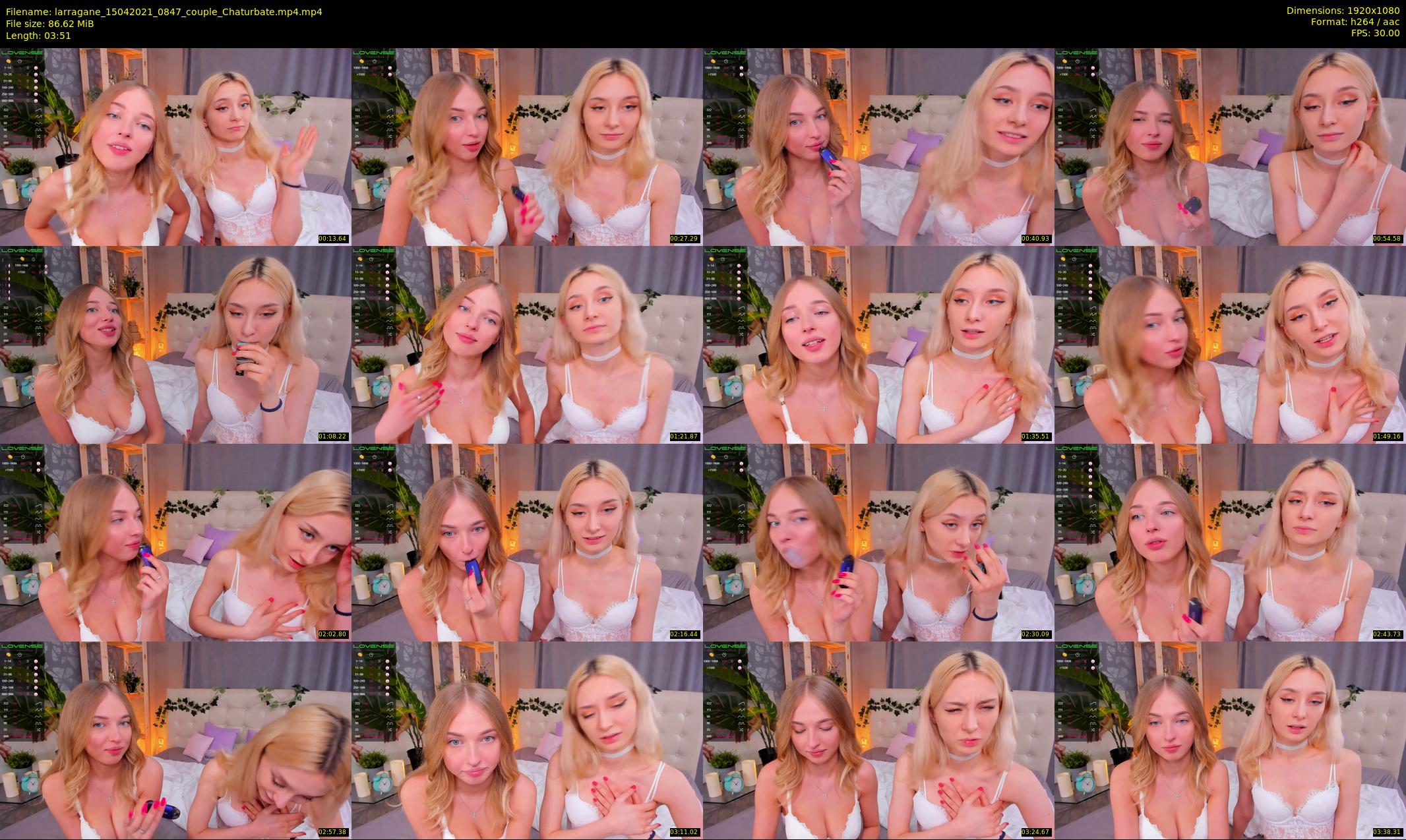 larragane — 4 minute Chaturbate couple cam show recording, 1080p, Apr 15, 2021