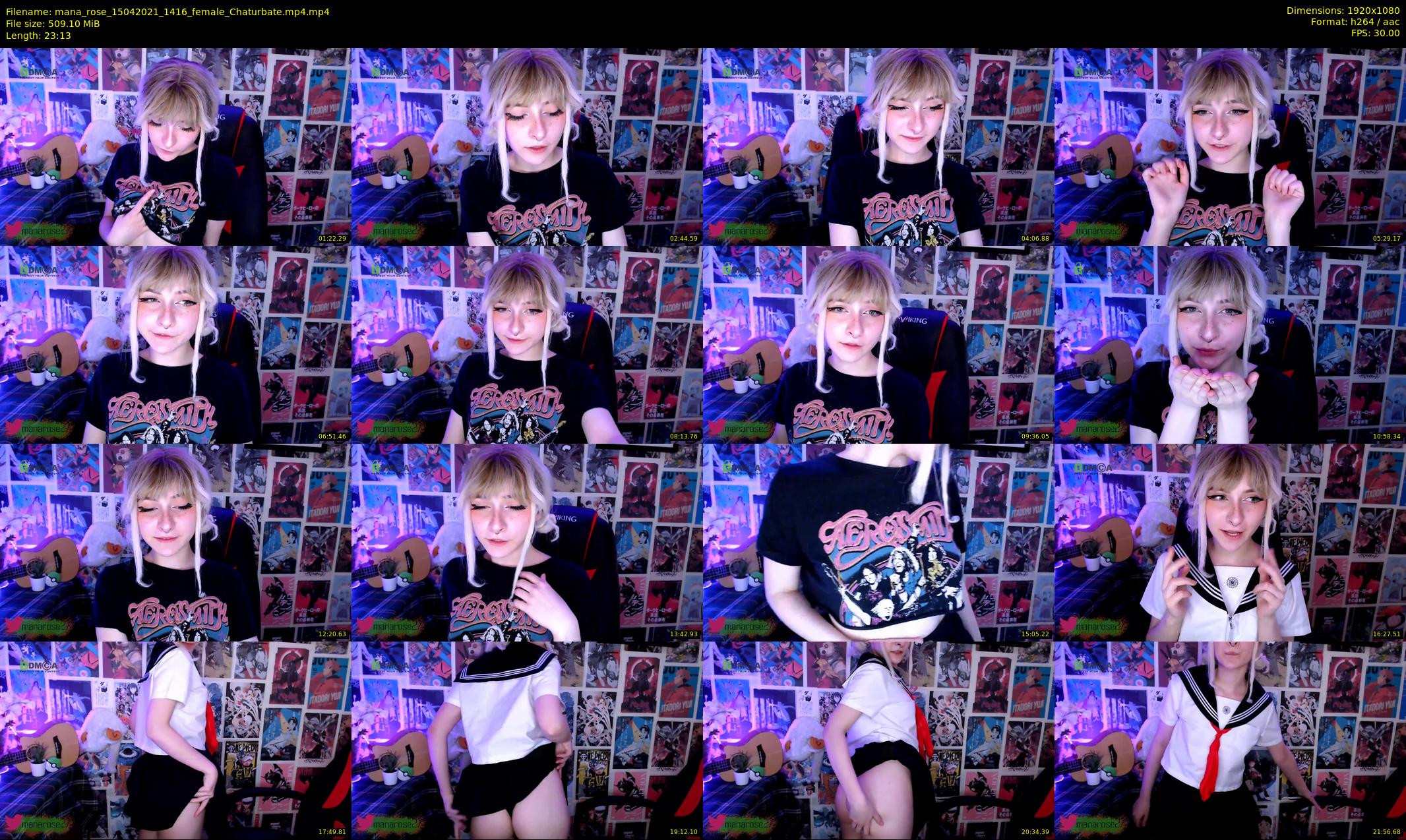 mana_rose — 24 minute Chaturbate female cam show recording, 1080p, Apr 15, 2021