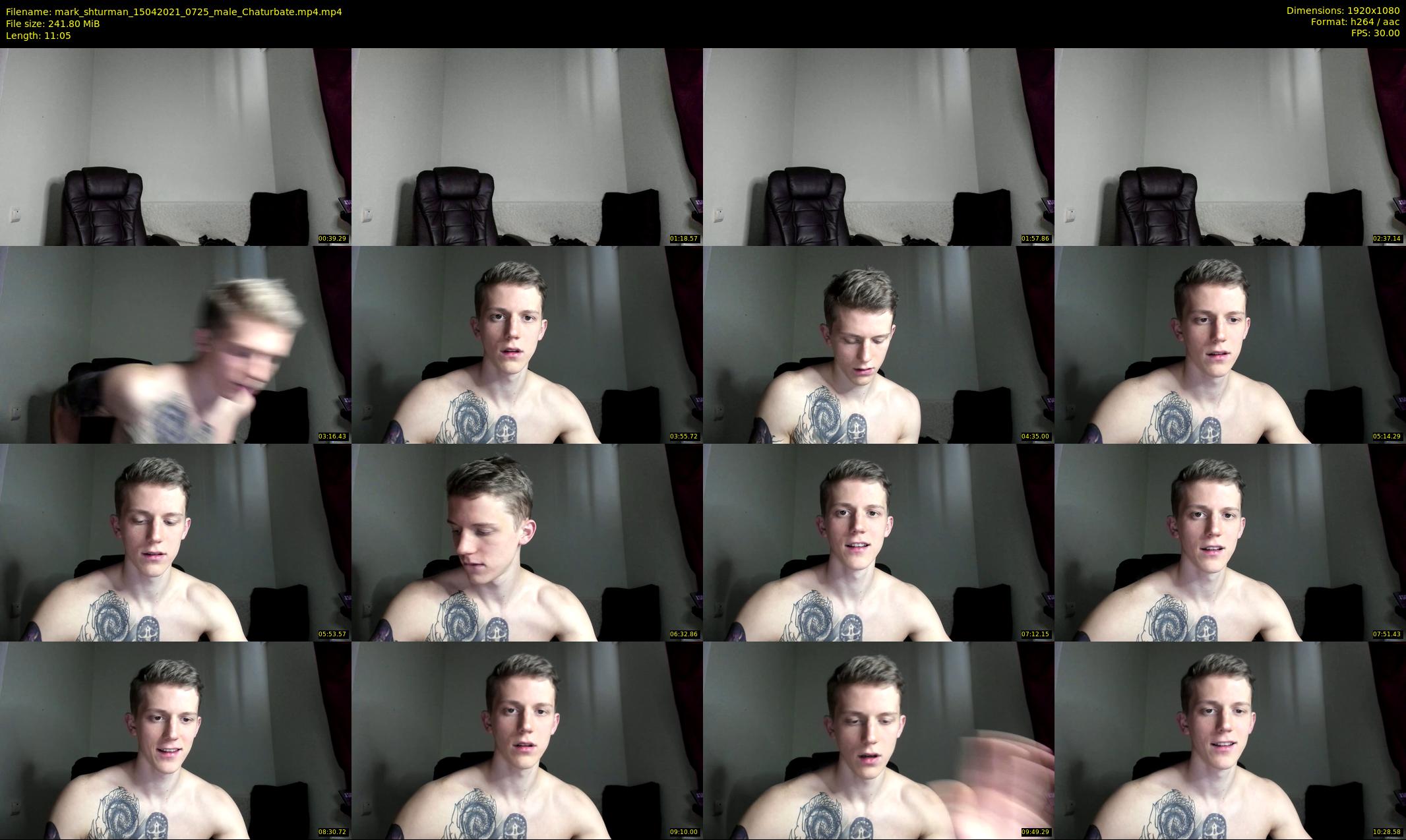 mark_shturman — 12 minute Chaturbate male cam show recording, 1080p, Apr 15, 2021