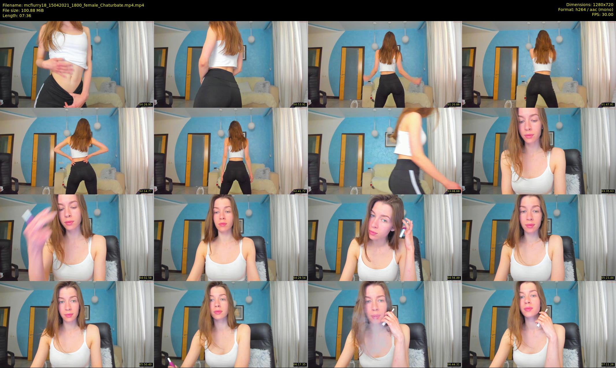 mcflurry18 — 8 minute Chaturbate female cam show recording, 720p, Apr 15, 2021