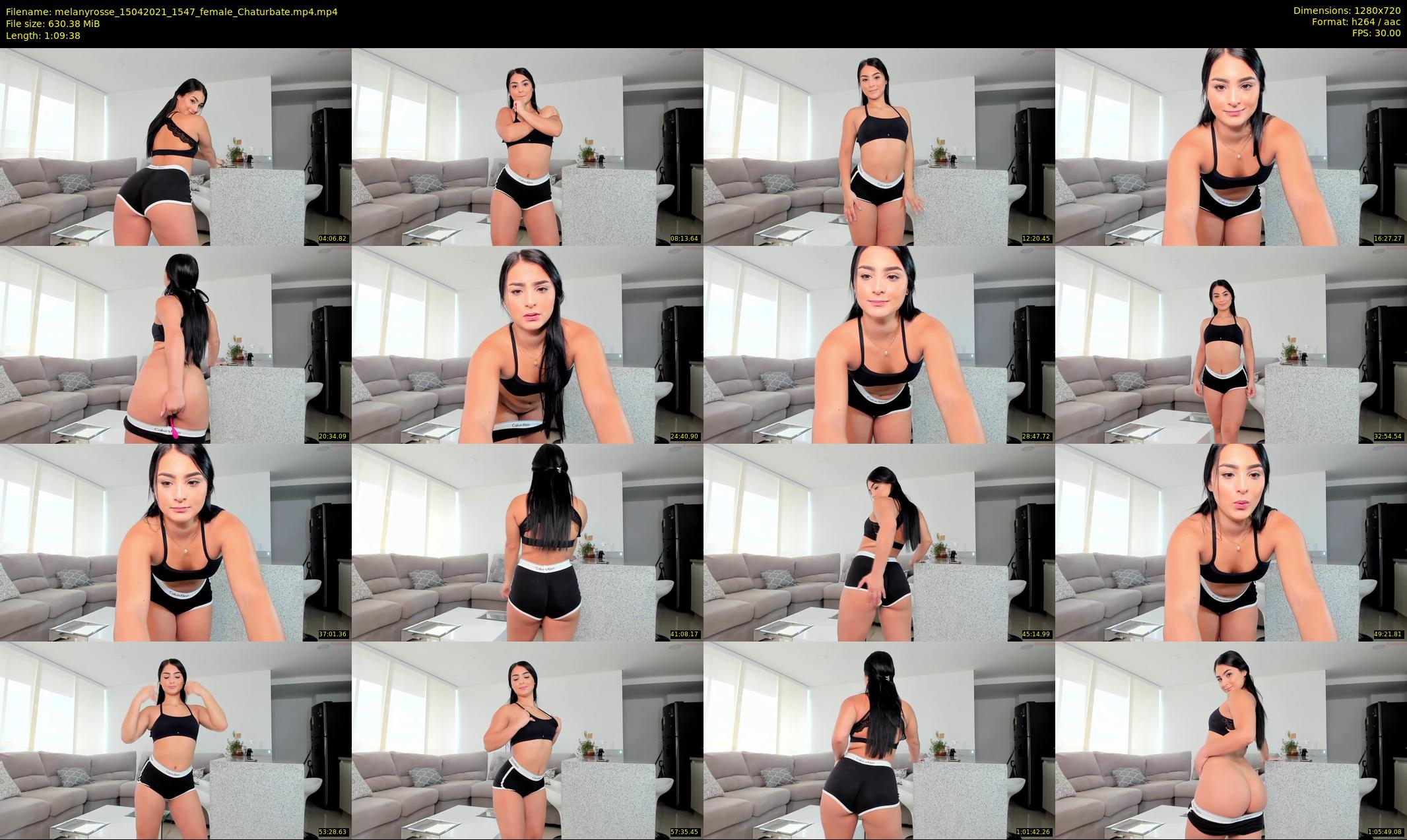 melanyrosse — 70 minute Chaturbate female cam show recording, 720p, Apr 15, 2021