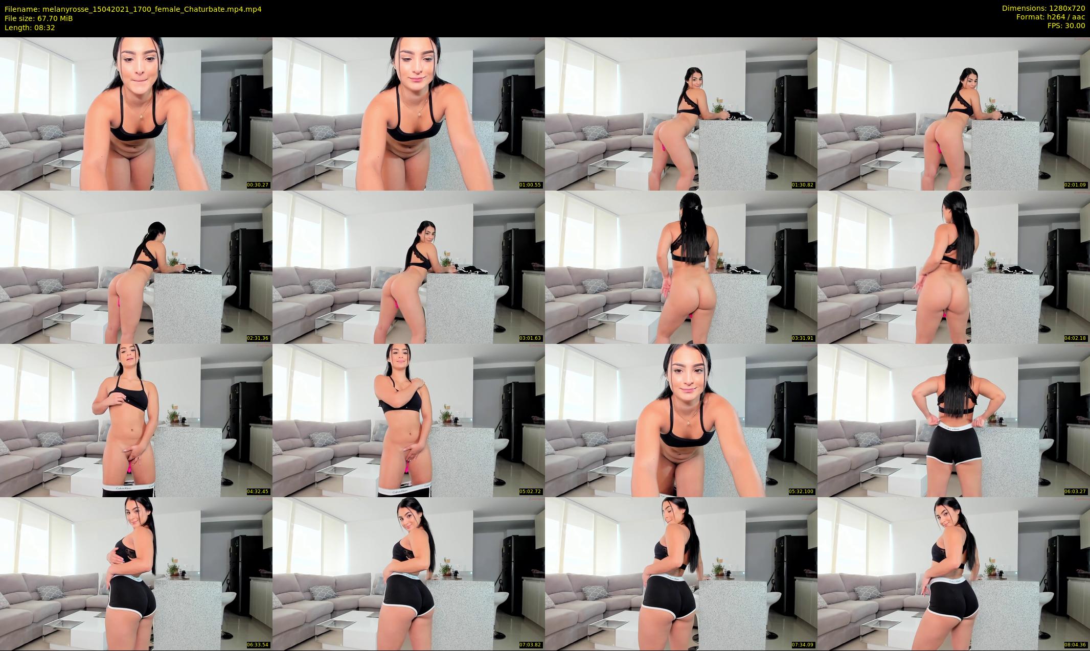 melanyrosse — 9 minute Chaturbate female cam show recording, 720p, Apr 15, 2021