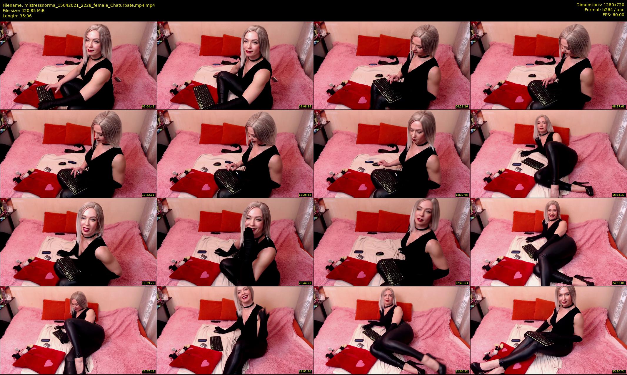 mistressnorma — 36 minute Chaturbate female cam show recording, 720p, Apr 15, 2021