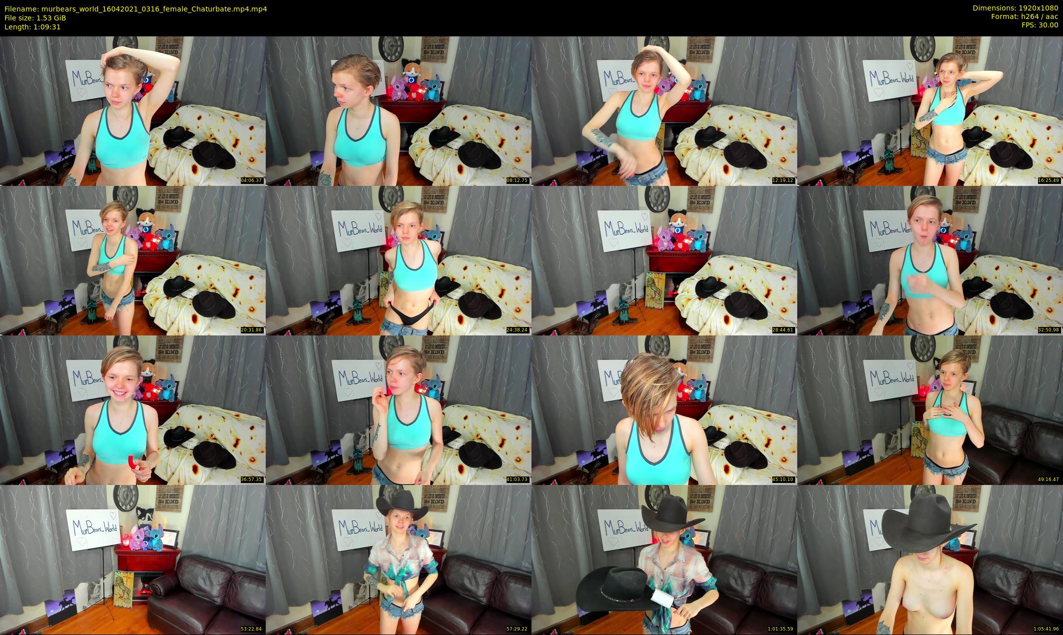 murbears_world — 70 minute Chaturbate female cam show recording, 1080p, Apr 16, 2021