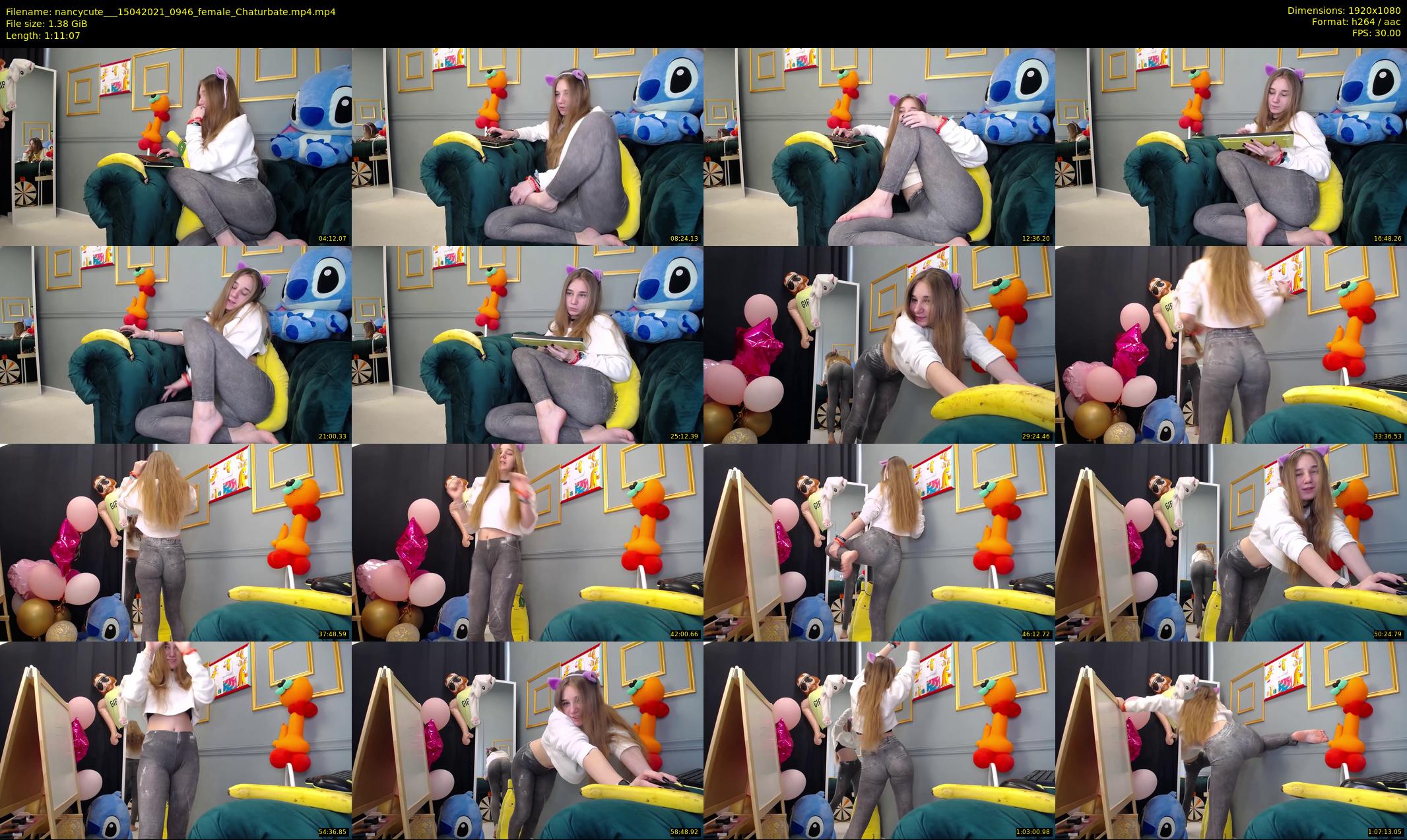 nancycute__ — 72 minute Chaturbate female cam show recording, 1080p, Apr 15, 2021