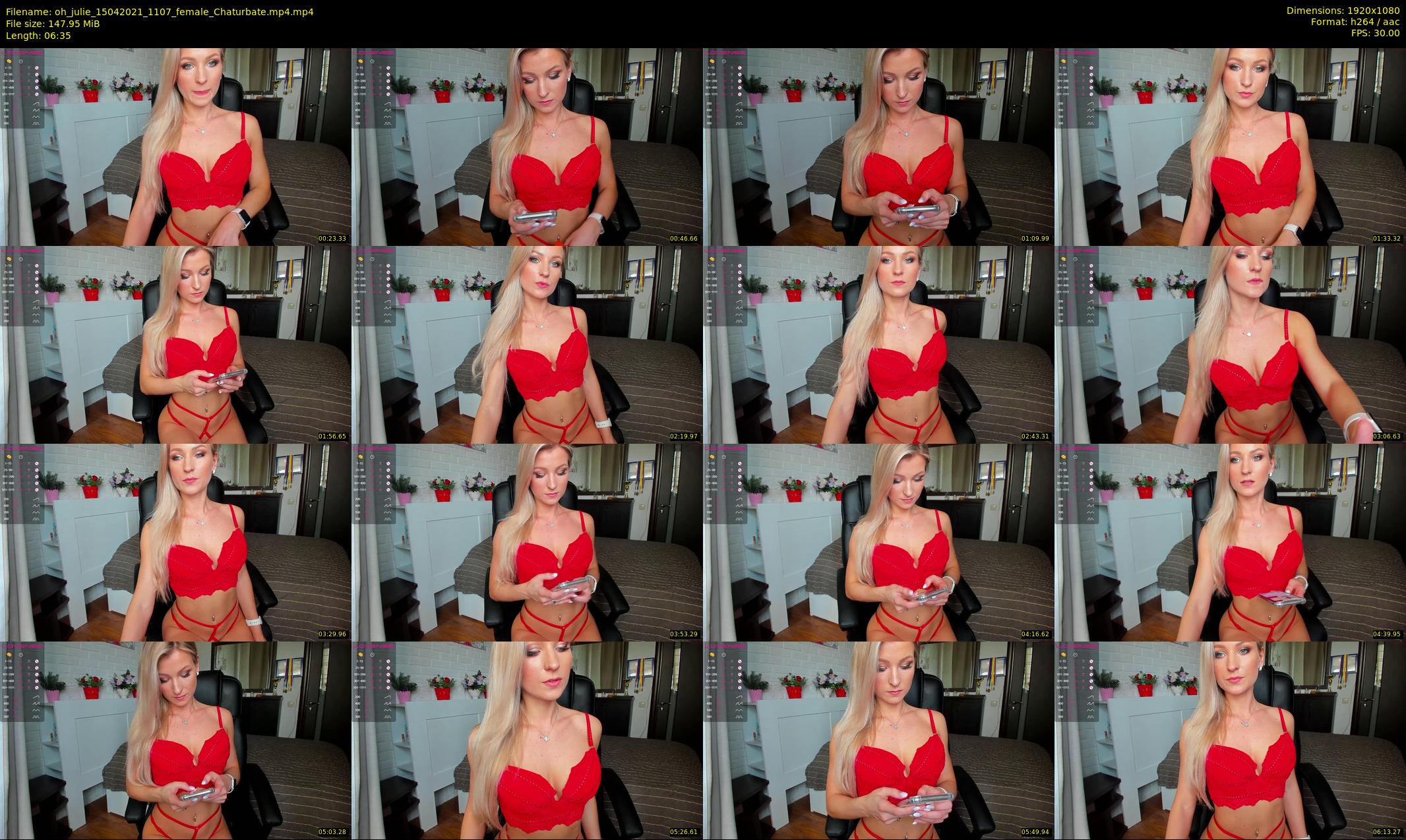 oh_julie — 7 minute Chaturbate female cam show recording, 1080p, Apr 15, 2021