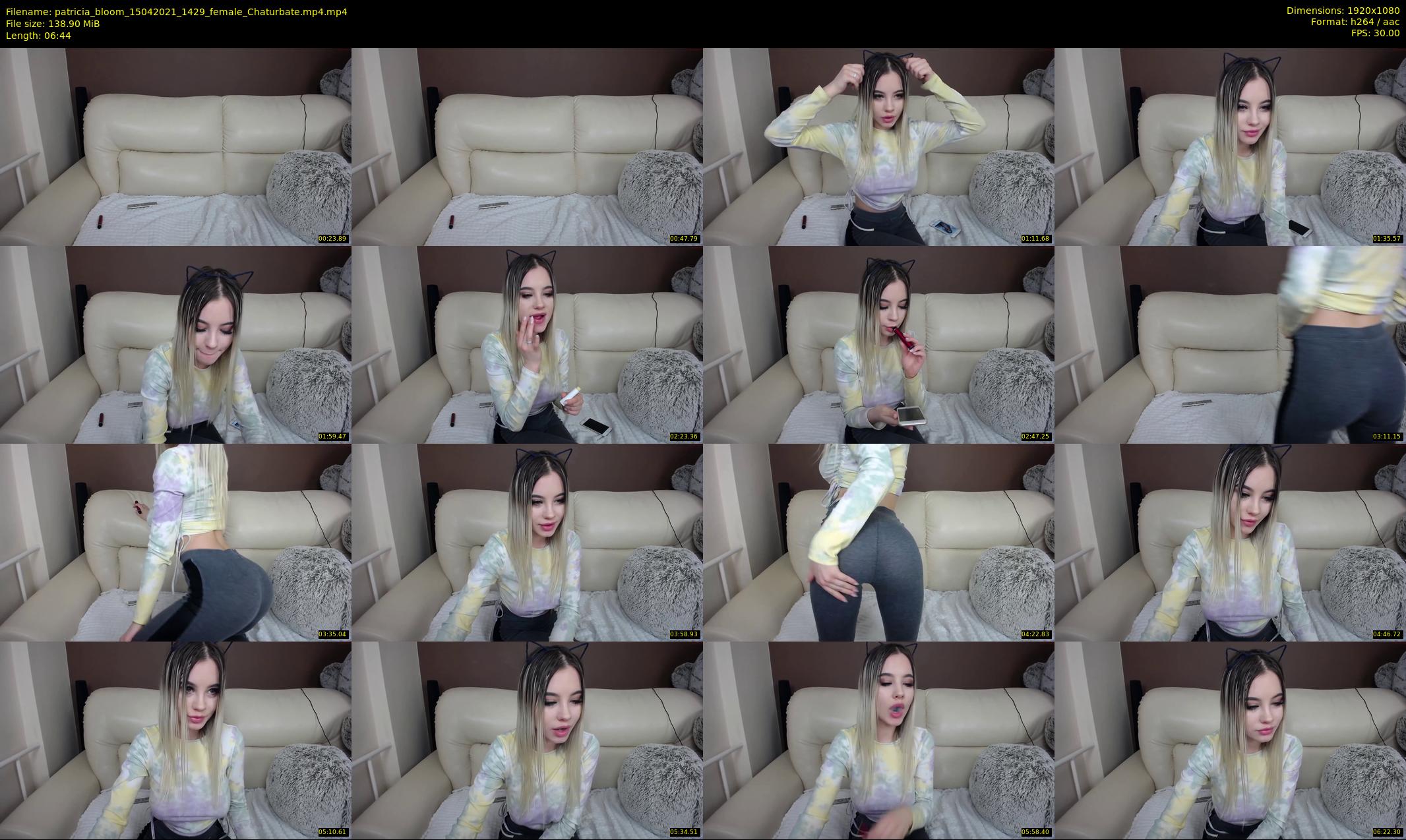 patricia_bloom — 7 minute Chaturbate female cam show recording, 1080p, Apr 15, 2021