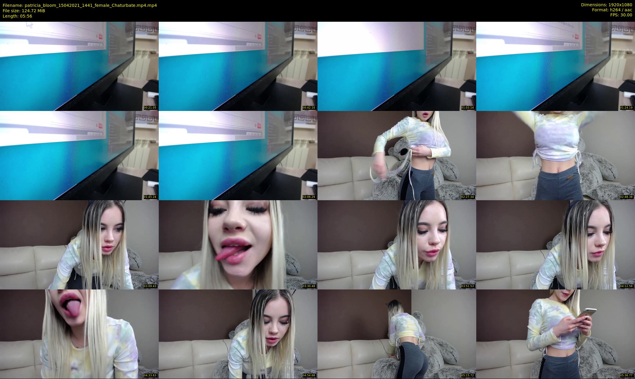 patricia_bloom — 6 minute Chaturbate female cam show recording, 1080p, Apr 15, 2021