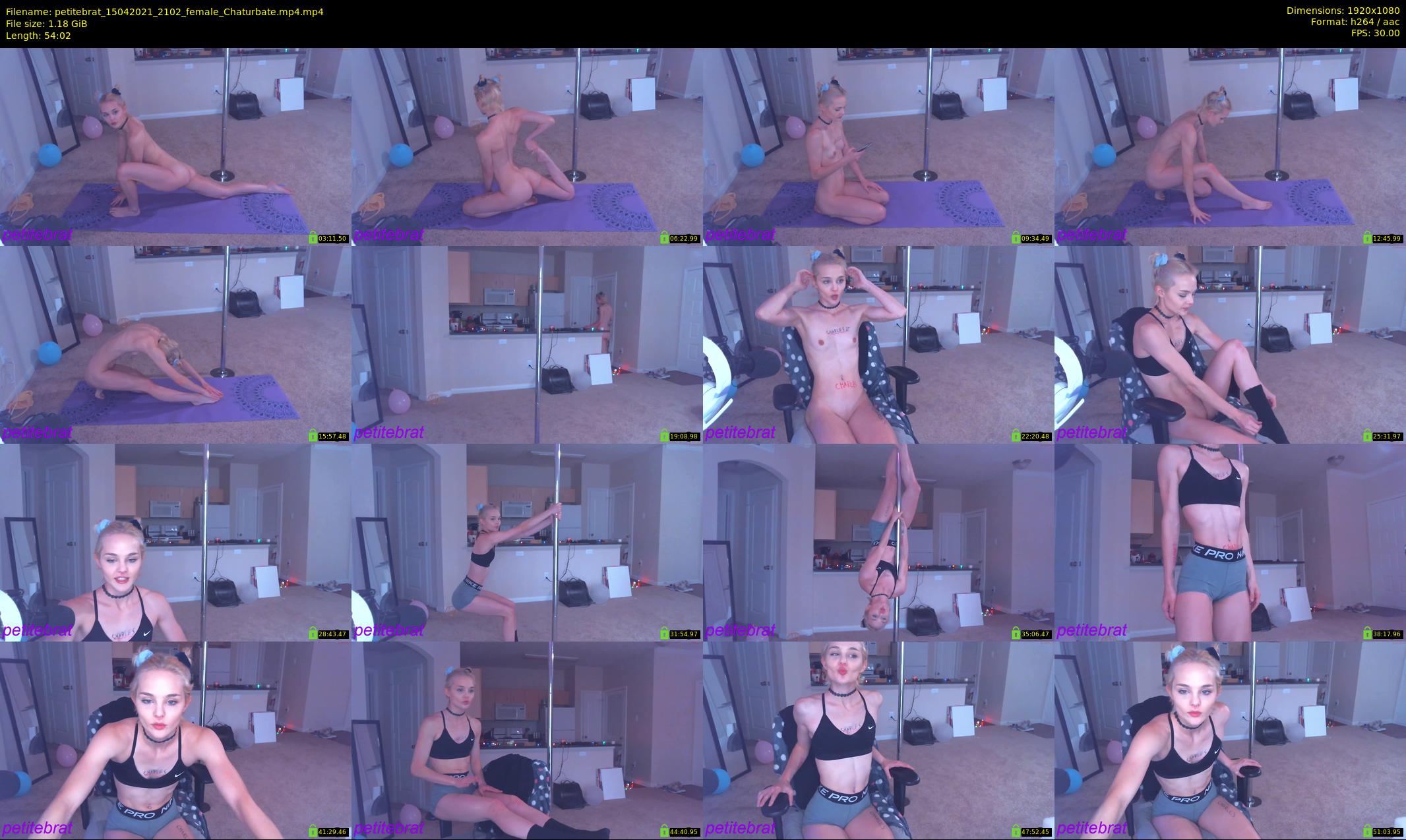 petitebrat — 55 minute Chaturbate female cam show recording, 1080p, Apr 15, 2021