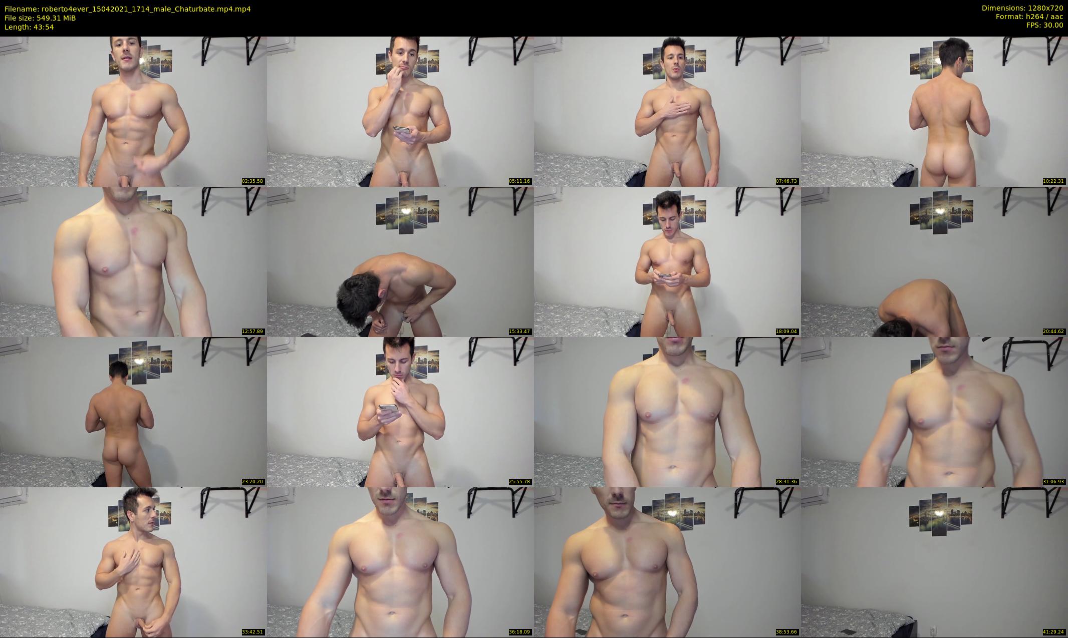 roberto4ever — 44 minute Chaturbate male cam show recording, 720p, Apr 15, 2021