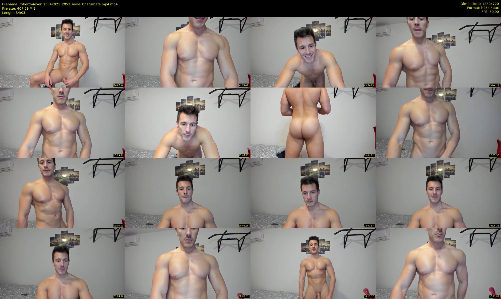roberto4ever — 35 minute Chaturbate male cam show recording, 720p, Apr 15, 2021