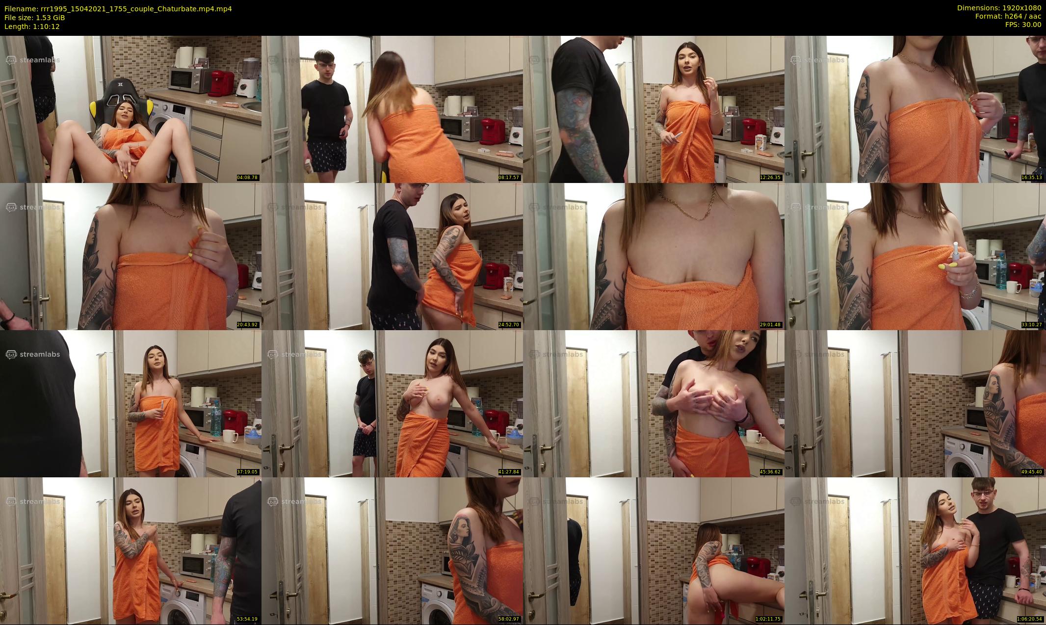 rrr1995 — 71 minute Chaturbate couple cam show recording, 1080p, Apr 15, 2021