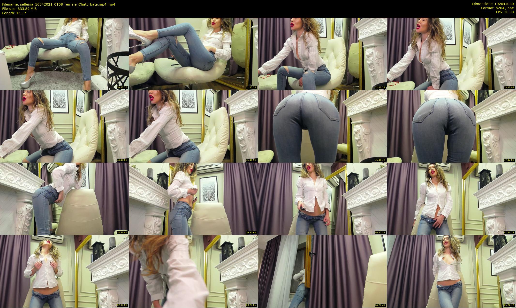 sellenia — 17 minute Chaturbate female cam show recording, 1080p, Apr 16, 2021