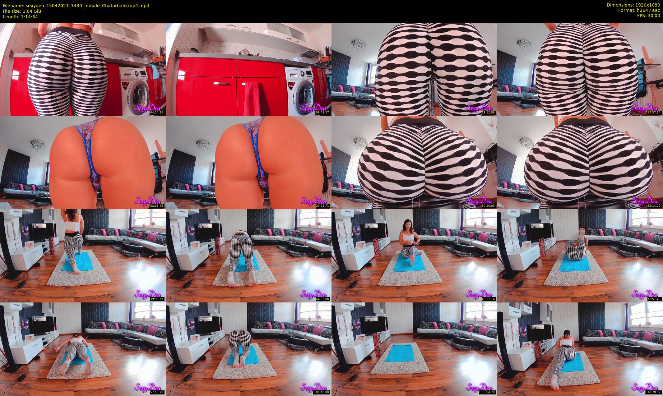 sexydea — 75 minute Chaturbate female cam show recording, 1080p, Apr 15, 2021