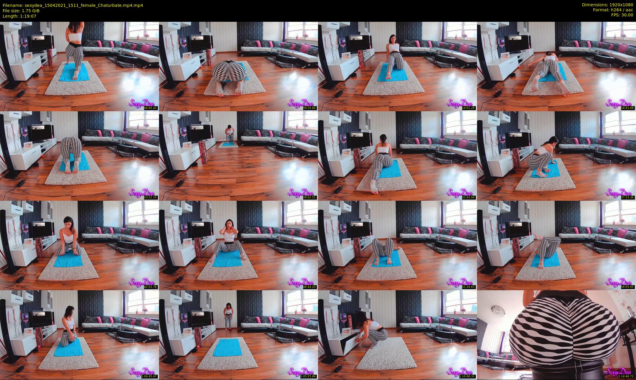 sexydea — 80 minute Chaturbate female cam show recording, 1080p, Apr 15, 2021