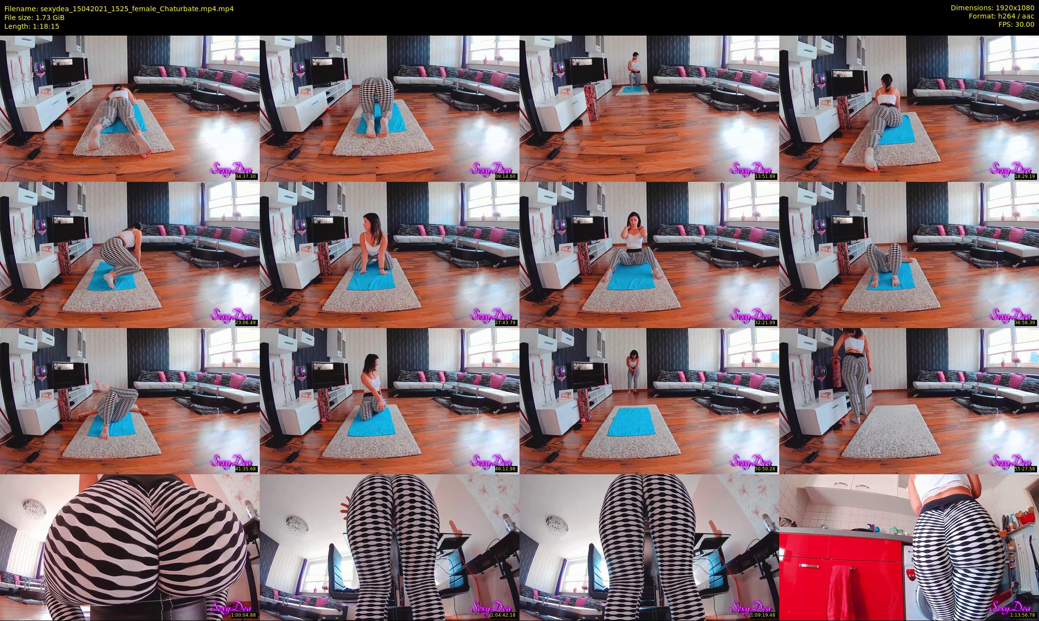 sexydea — 79 minute Chaturbate female cam show recording, 1080p, Apr 15, 2021