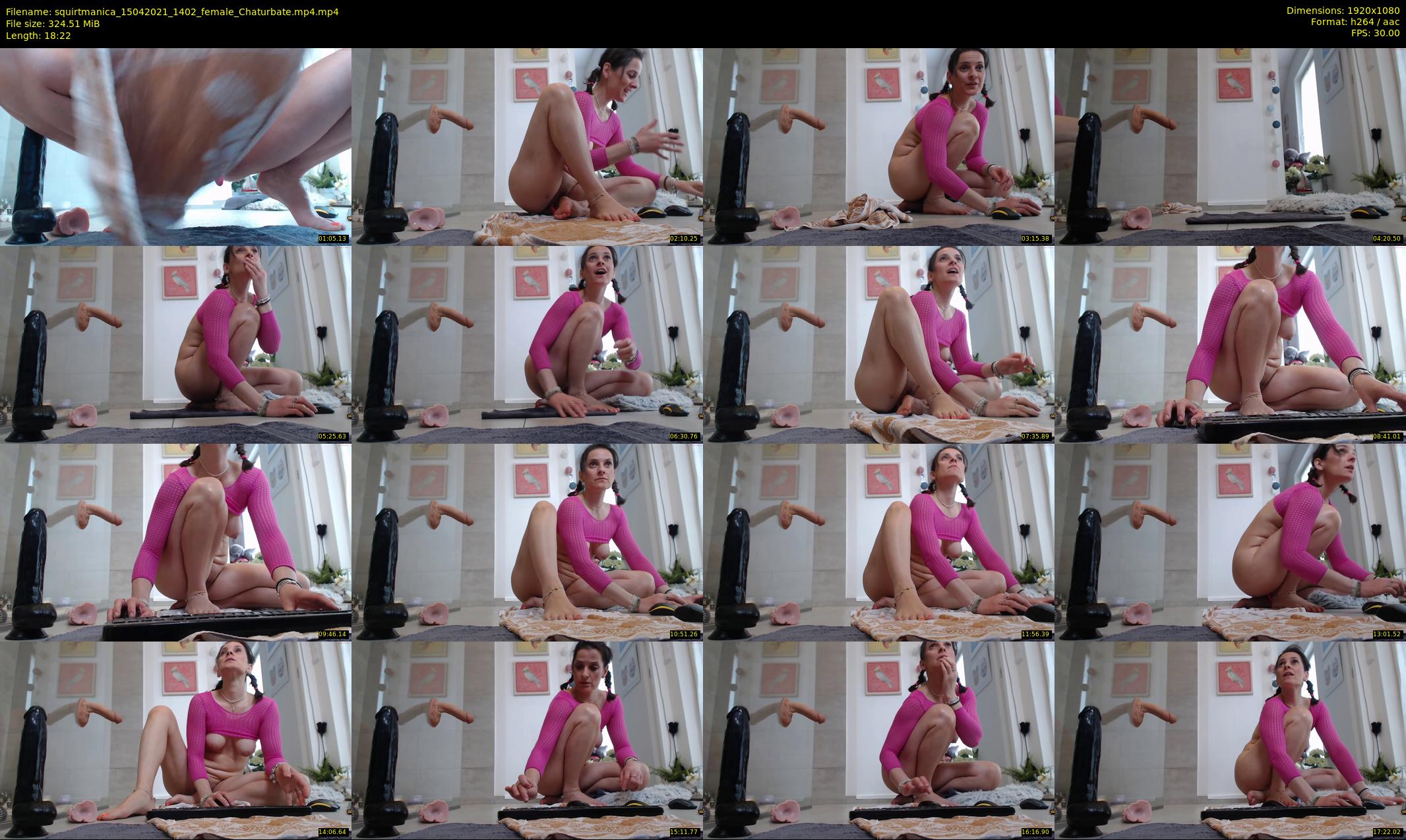 squirtmanica — 19 minute Chaturbate female cam show recording, 1080p, Apr 15, 2021