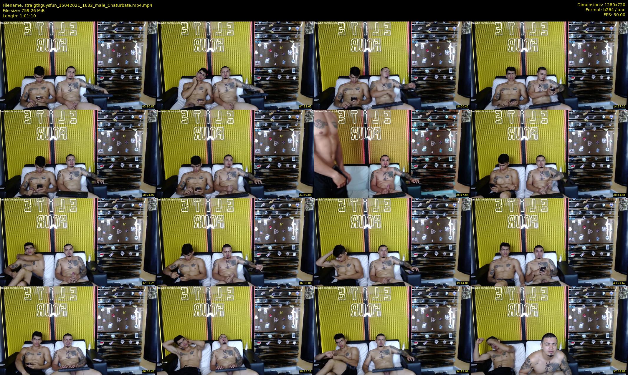 straigthguysfun — 62 minute Chaturbate male cam show recording, 720p, Apr 15, 2021