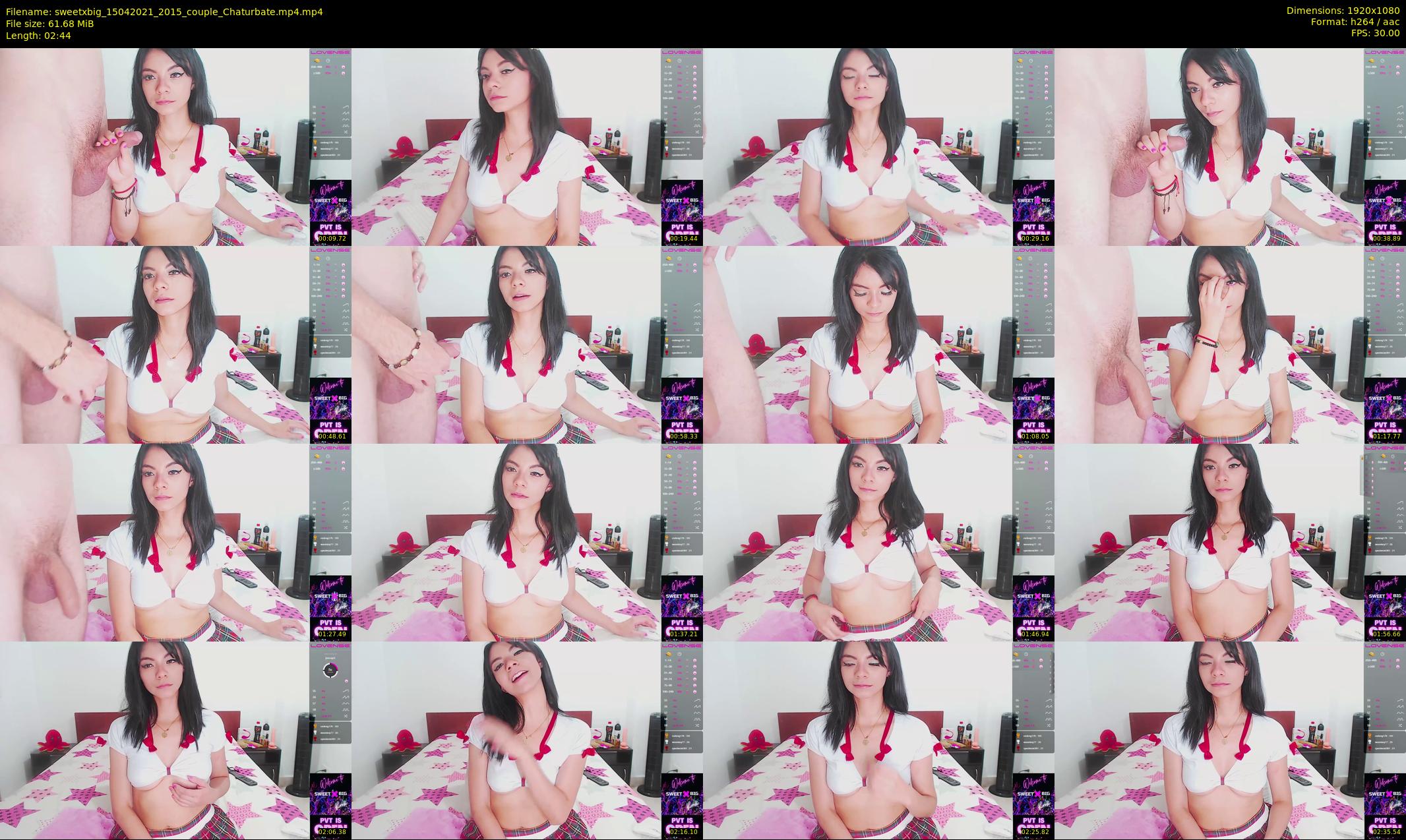 sweetxbig — 3 minute Chaturbate couple cam show recording, 1080p, Apr 15, 2021