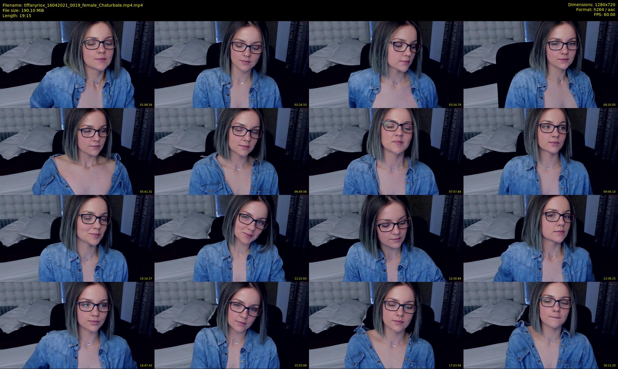 tiffanyriox — 20 minute Chaturbate female cam show recording, 720p, Apr 16, 2021