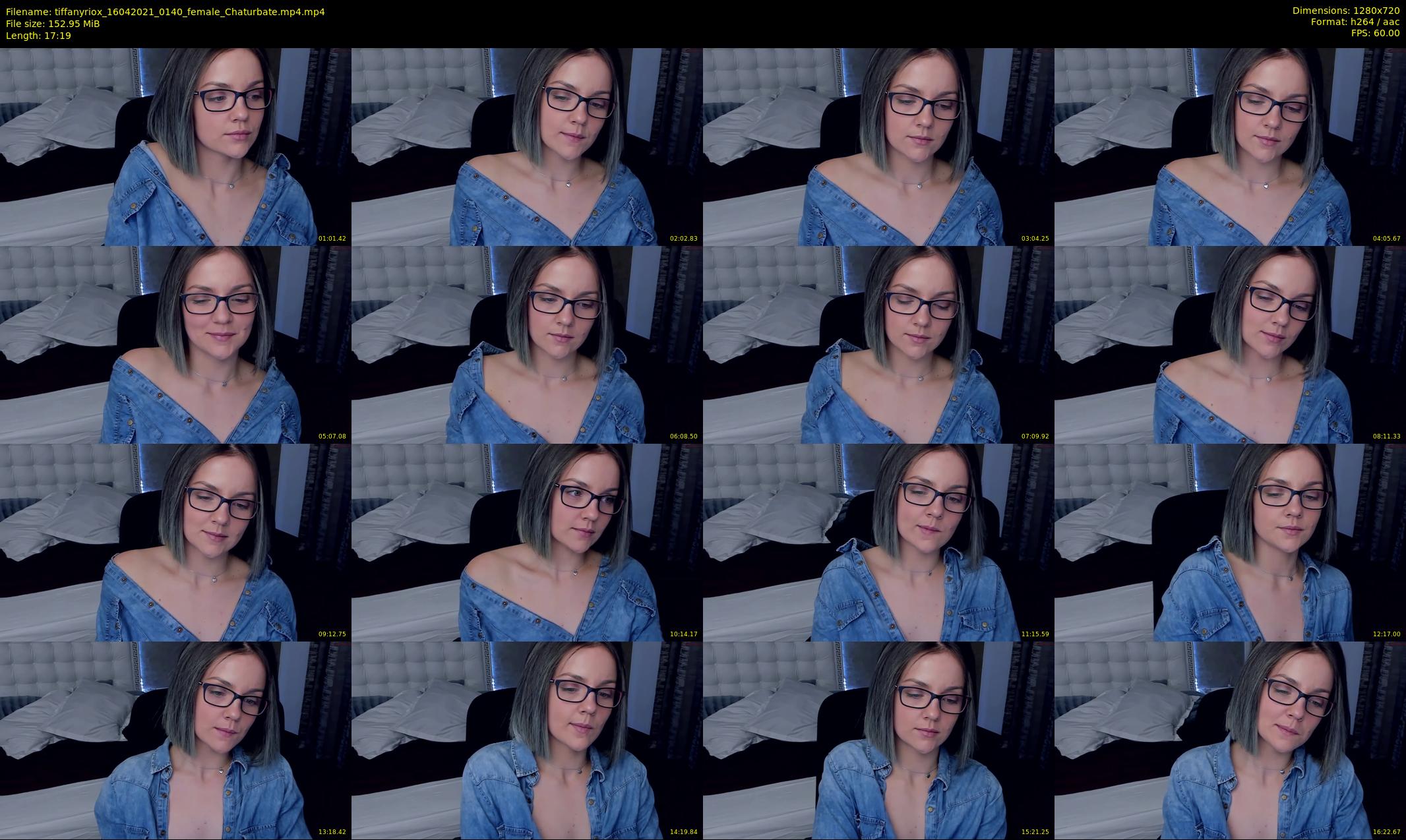 tiffanyriox — 18 minute Chaturbate female cam show recording, 720p, Apr 16, 2021
