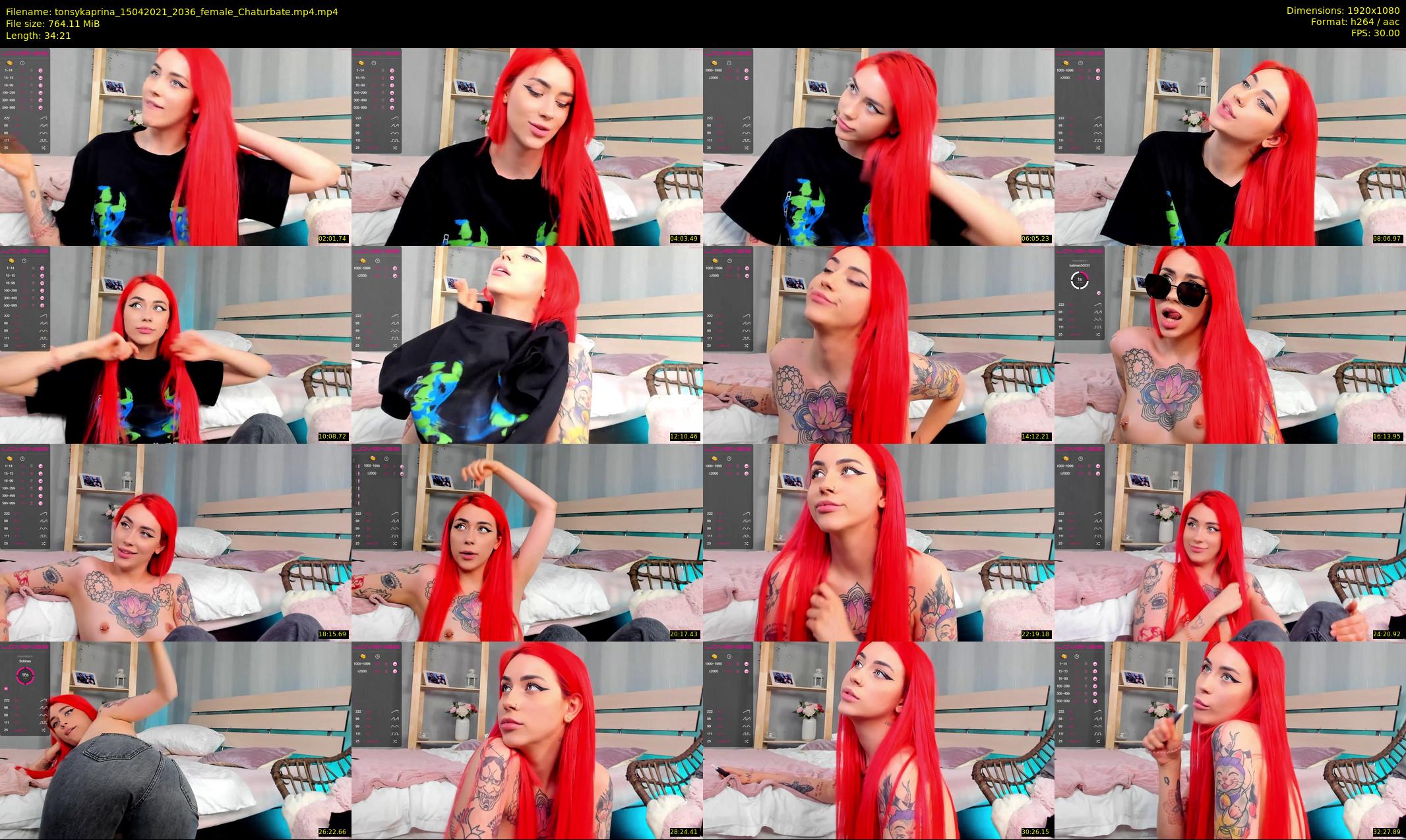 tonsykaprina — 35 minute Chaturbate couple cam show recording, 1080p, Apr 15, 2021
