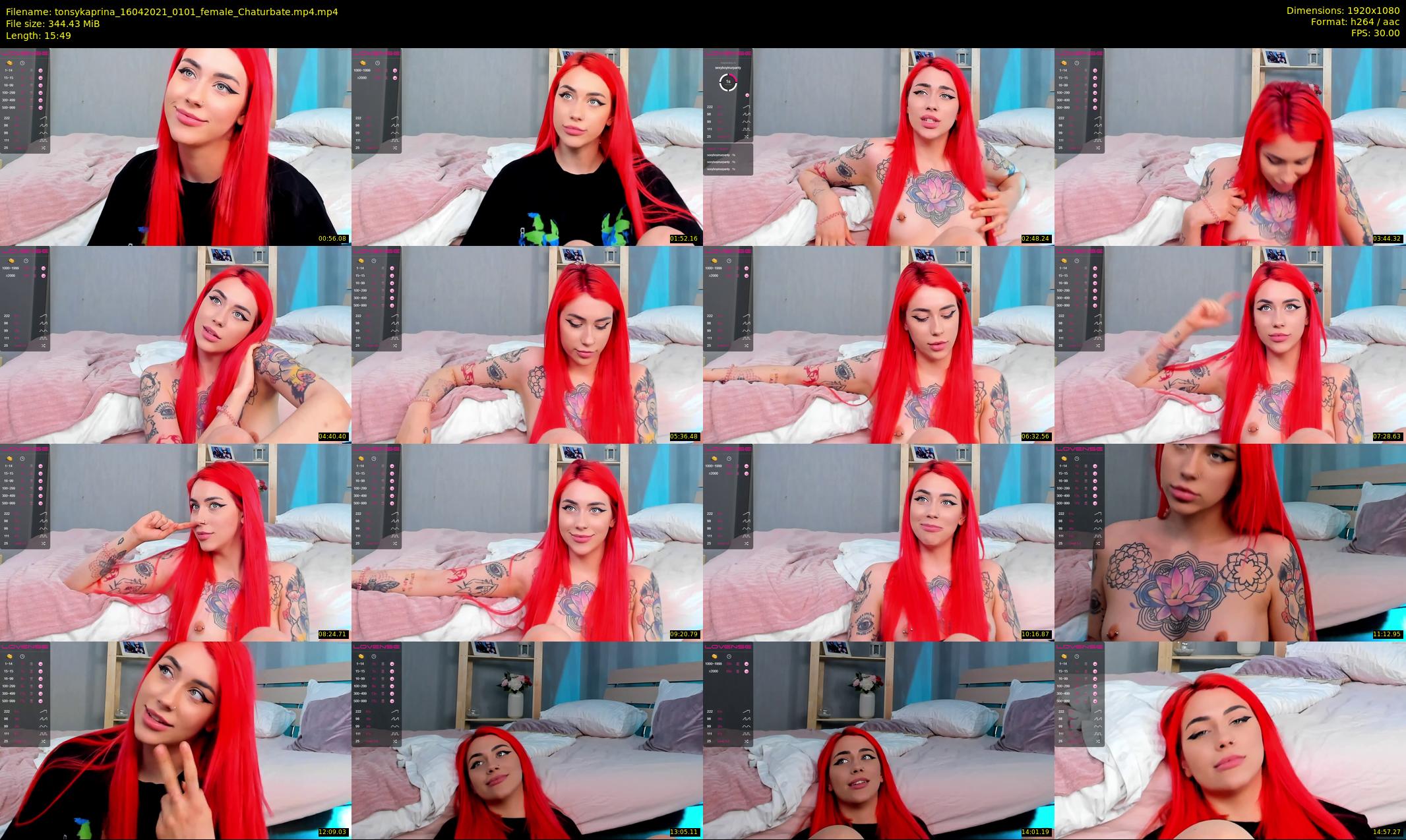 tonsykaprina — 16 minute Chaturbate couple cam show recording, 1080p, Apr 16, 2021