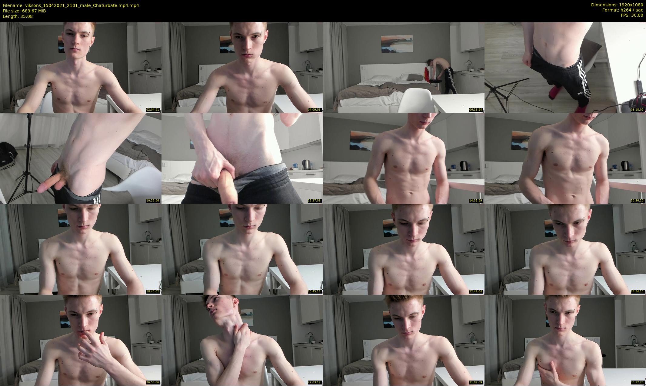 viksons — 36 minute Chaturbate male cam show recording, 1080p, Apr 15, 2021
