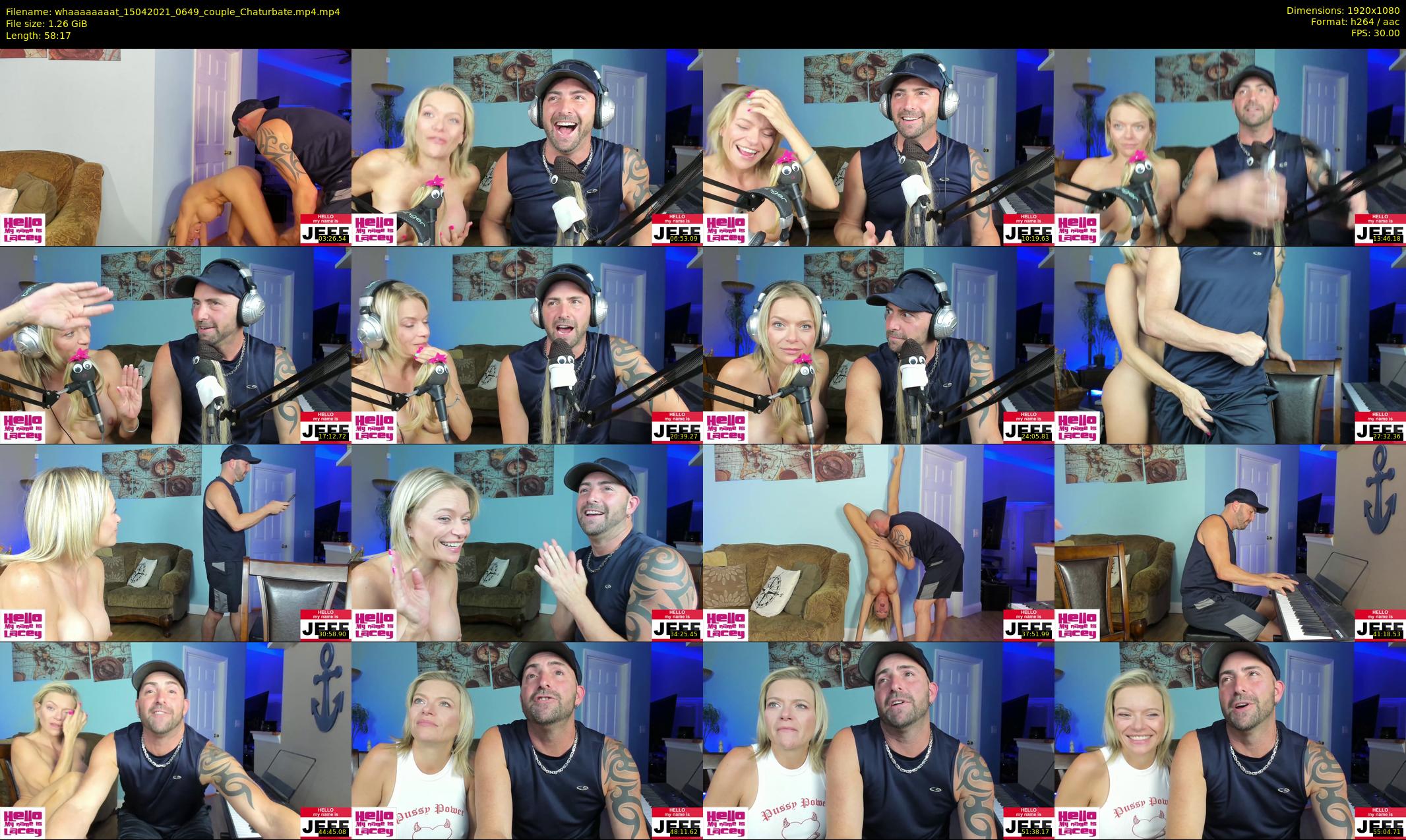 whaaaaaaaat — 59 minute Chaturbate couple cam show recording, 1080p, Apr 15, 2021