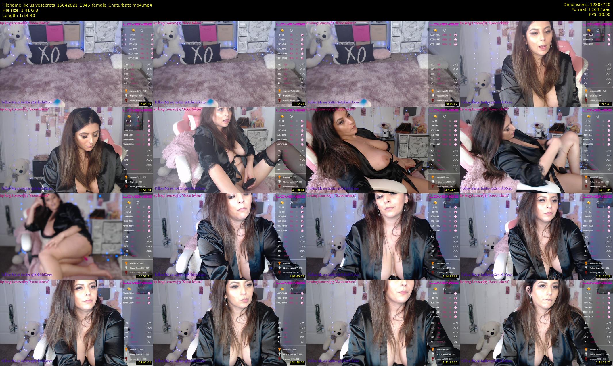 xclusivesecrets — 115 minute Chaturbate female cam show recording, 720p, Apr 15, 2021