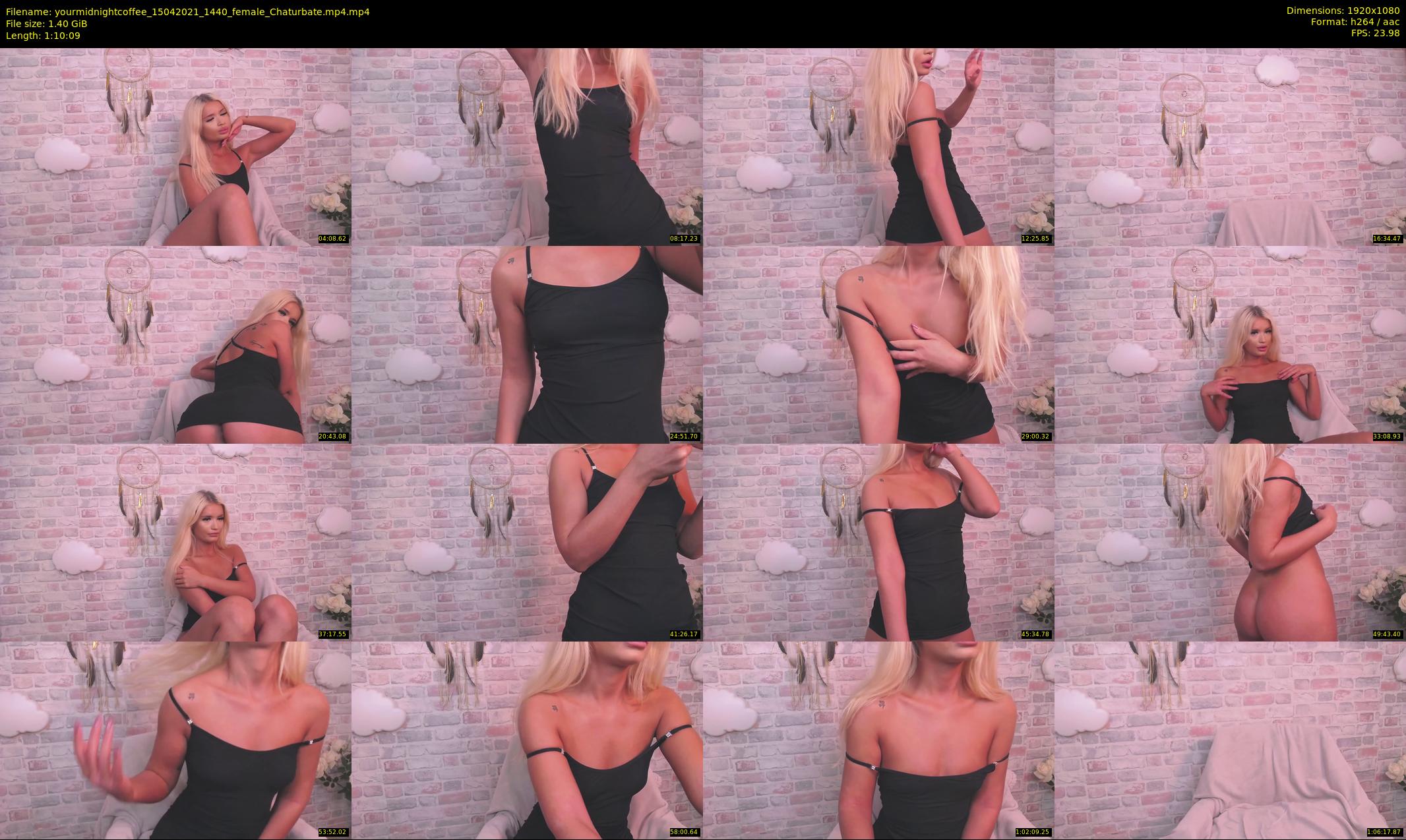 yourmidnightcoffee — 71 minute Chaturbate female cam show recording, 1080p, Apr 15, 2021