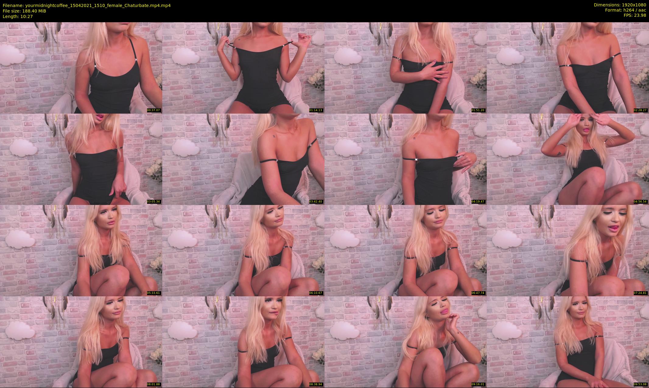 yourmidnightcoffee — 11 minute Chaturbate female cam show recording, 1080p, Apr 15, 2021