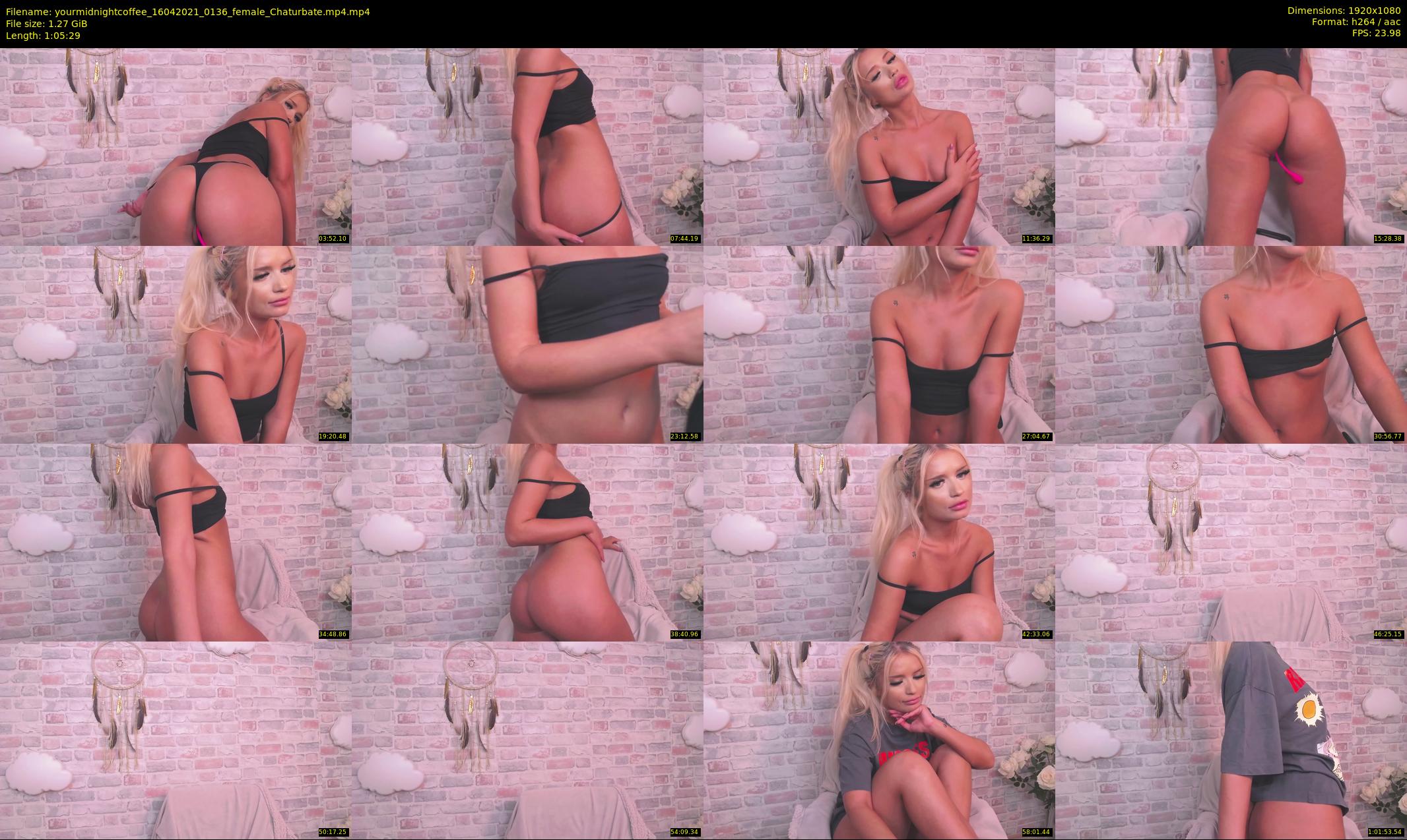 yourmidnightcoffee — 66 minute Chaturbate female cam show recording, 1080p, Apr 16, 2021