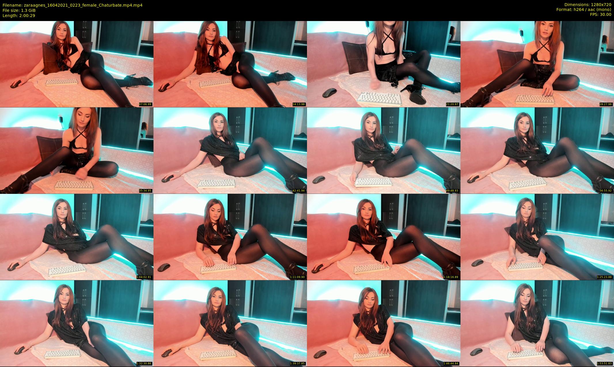 zaraagnes — 121 minute Chaturbate female cam show recording, 720p, Apr 16, 2021